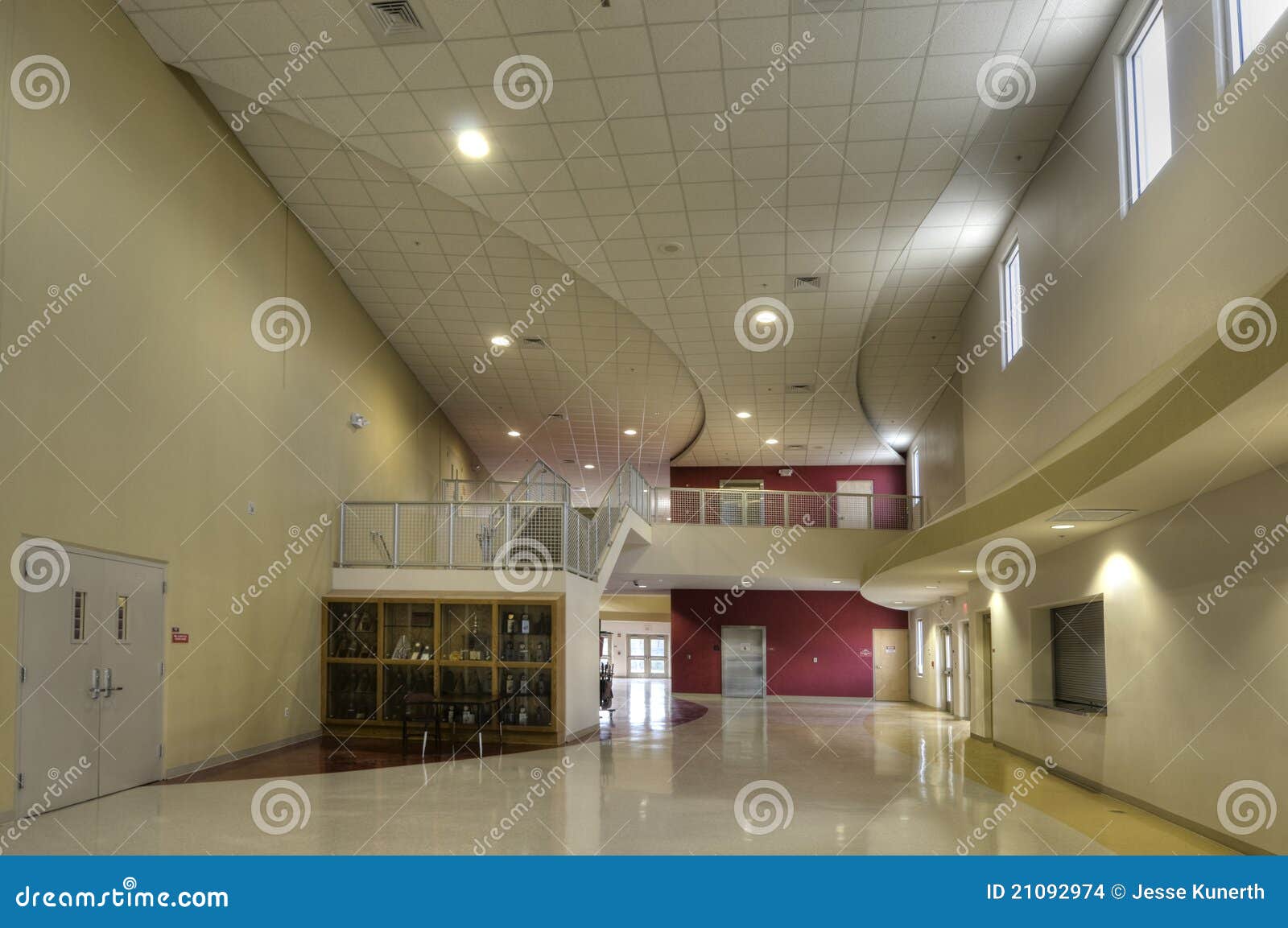 lobby at gymnasium