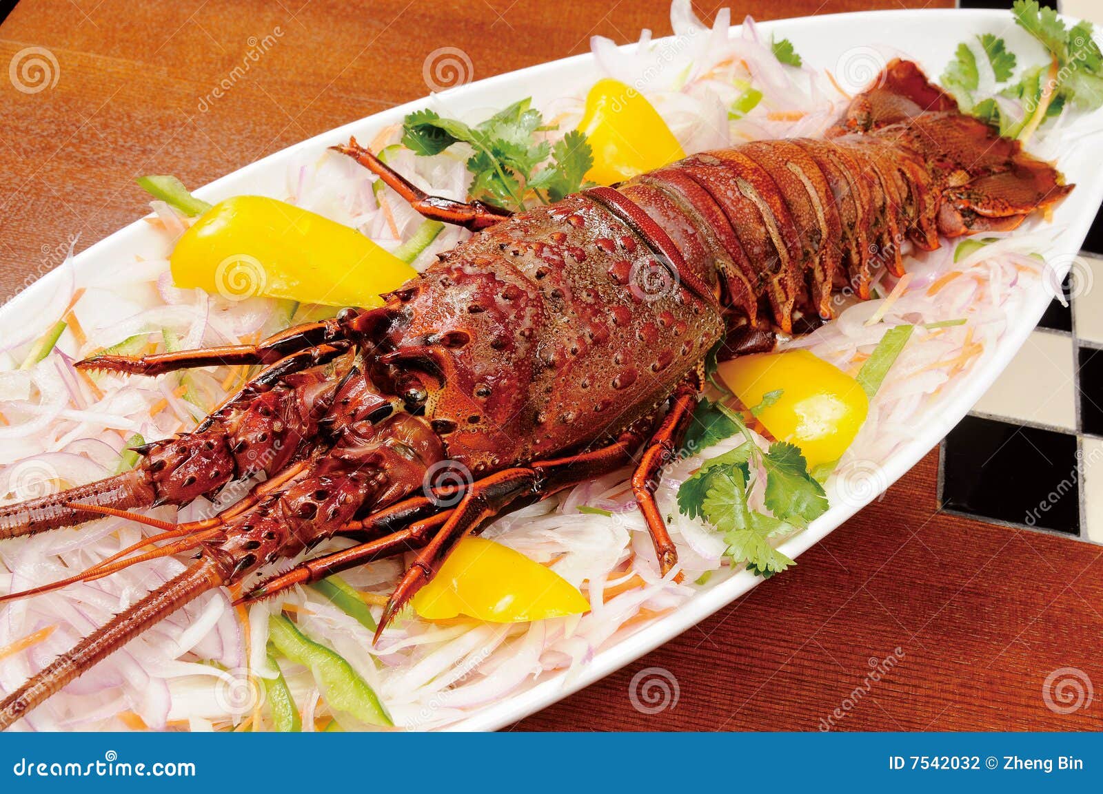 Lobster stock photo. Image of platter, plate, asians, meal 7542032