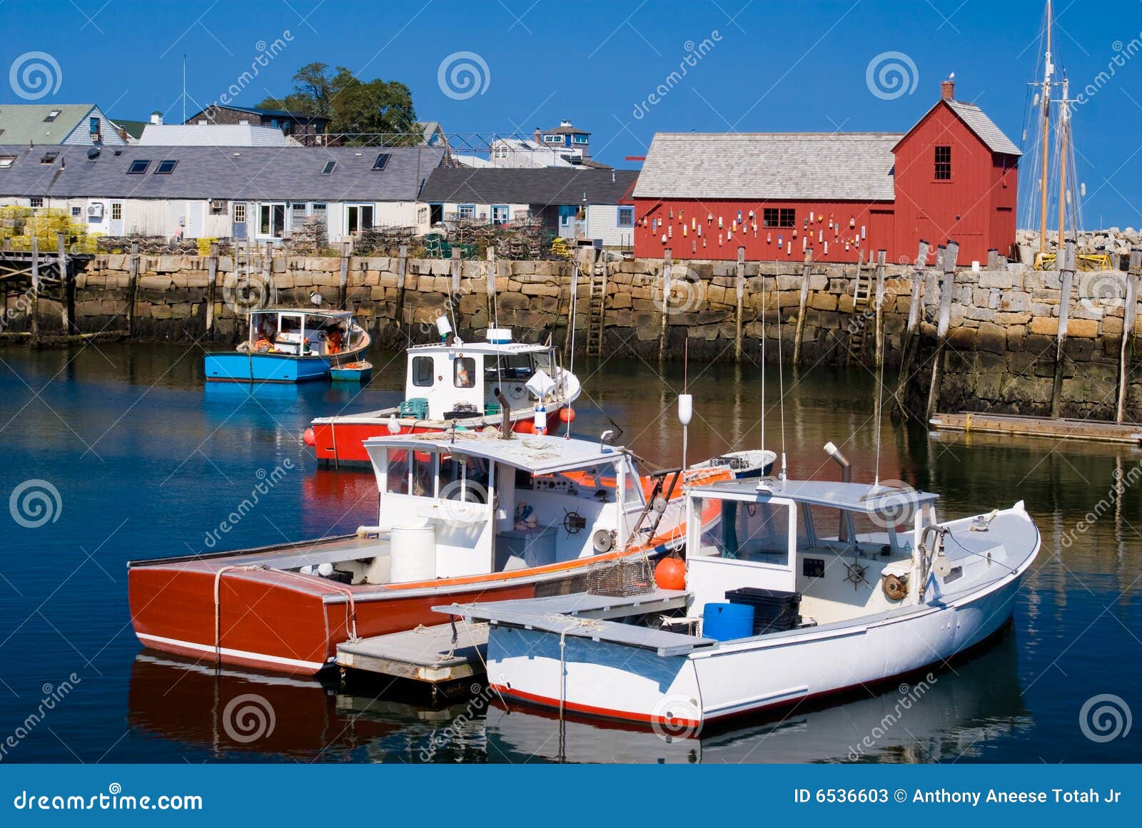 Lobster boats stock image. Image of buoys, lobster, motor 6536603