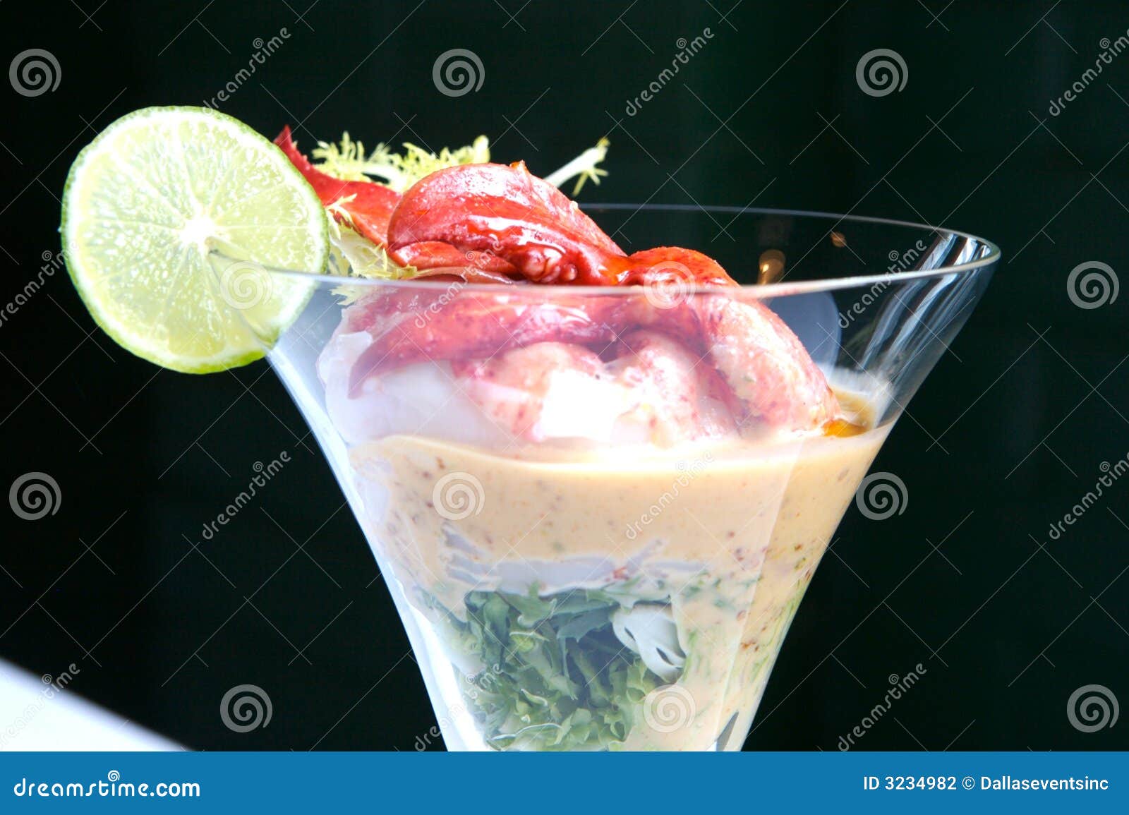 Lobster cocktail stock photo. Image of haute, isolated 3234982