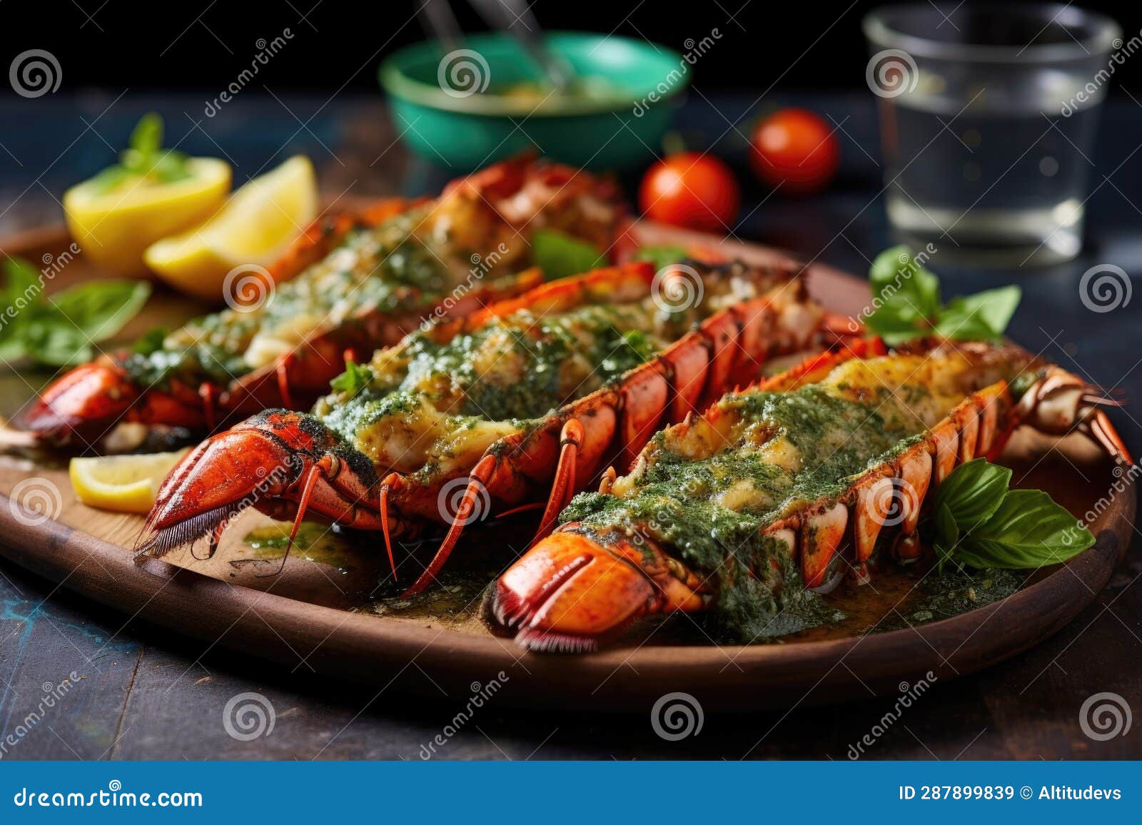 Lobster Grilling on a Beach Bbq Setup Stock Image Image of setup