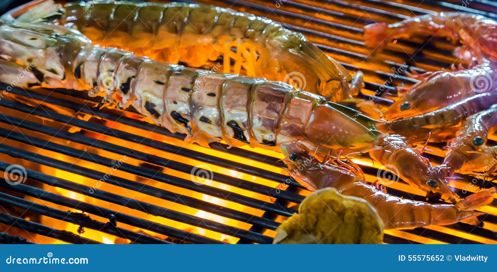 Lobster seafood BBQ stock photo. Image of pepper, gourmet 55575652