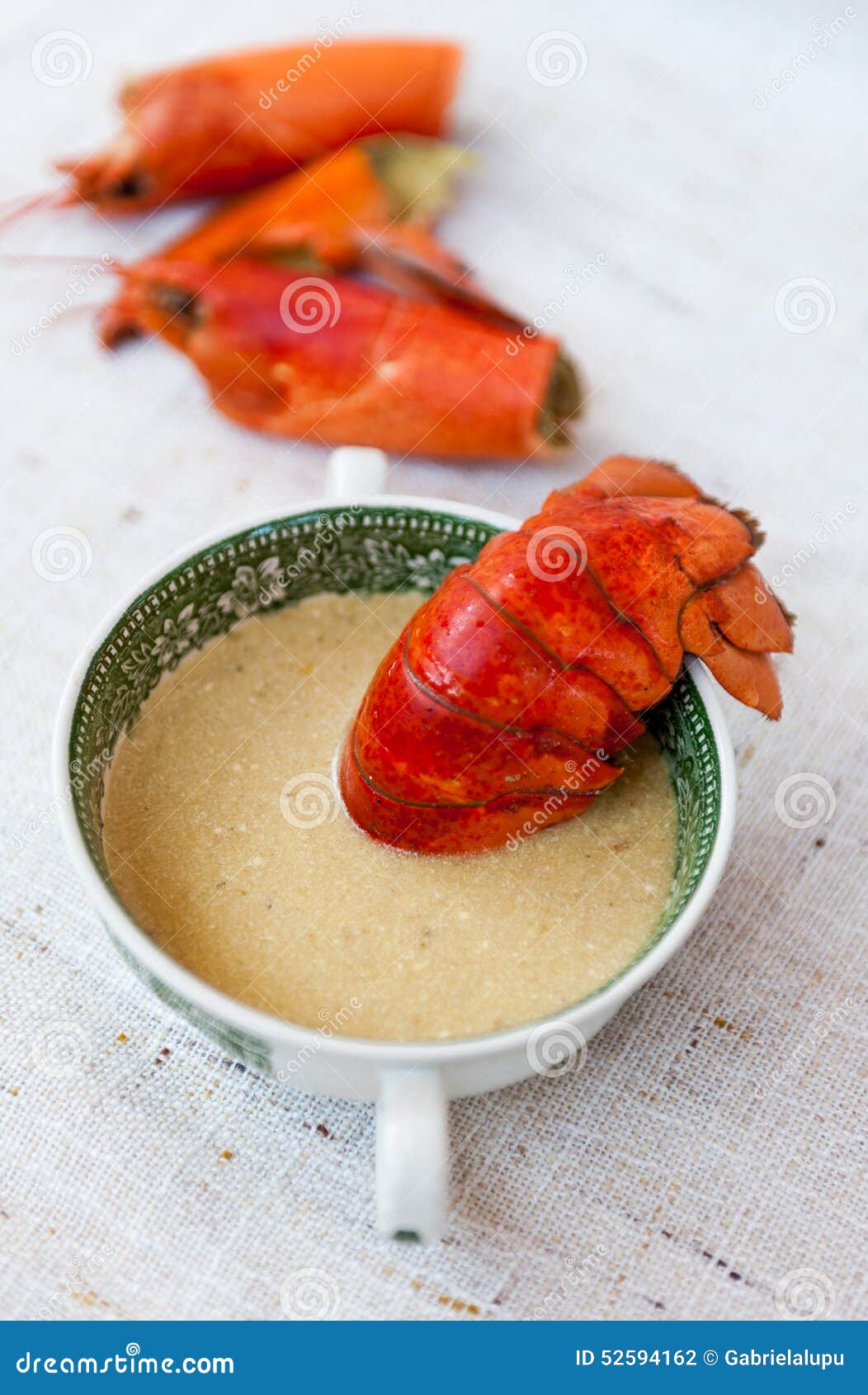 Lobster soup stock photo. Image of shrimp, carapace, bowl 52594162
