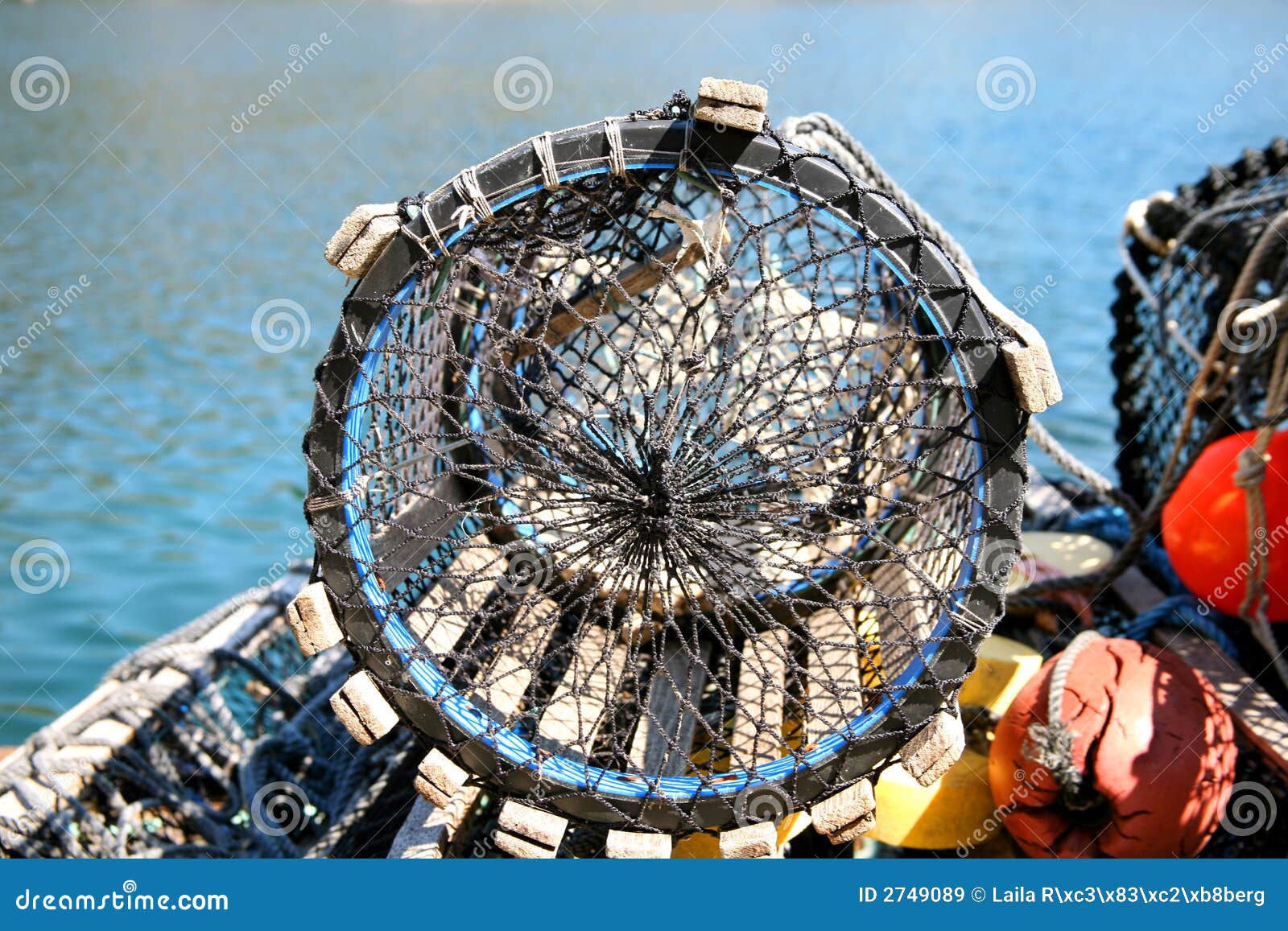 Lobster trap stock image. Image of fishing, lobster, catch 2749089