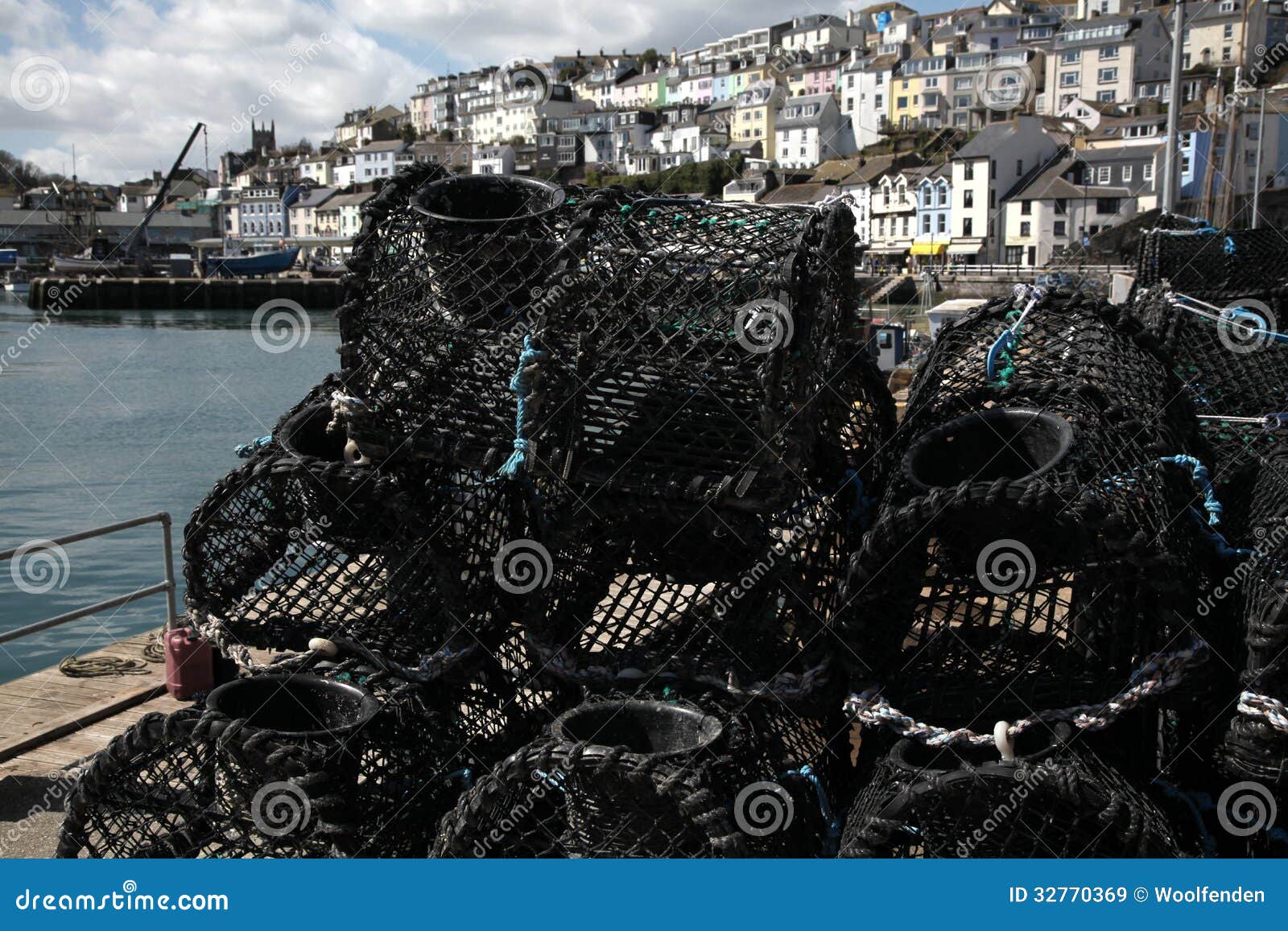 lobster traps at brixham