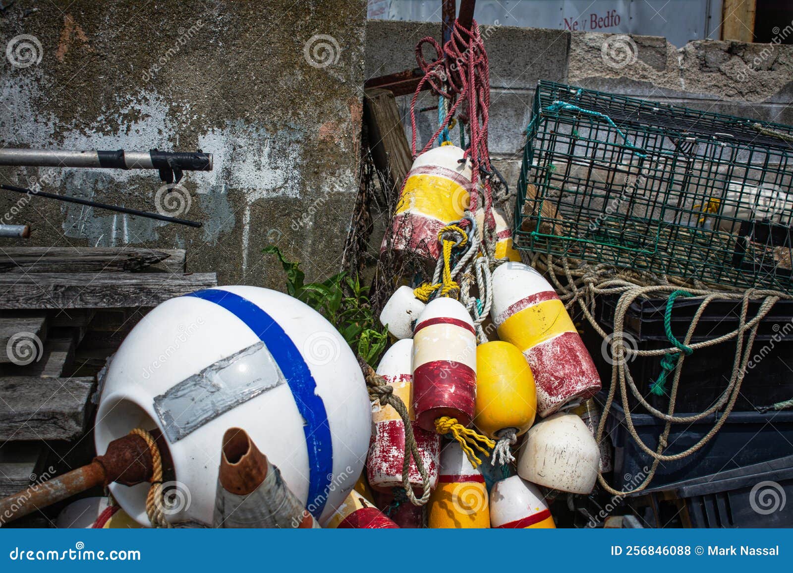 Lobster Traps 3 stock photo. Image of lobster, cage 256846088