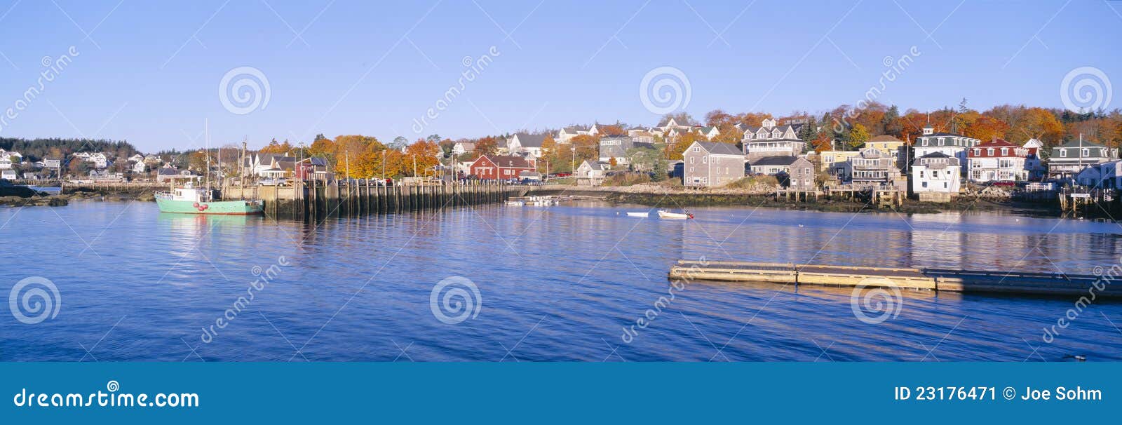 Lobster Village editorial photo. Image of jetty, american 23176471