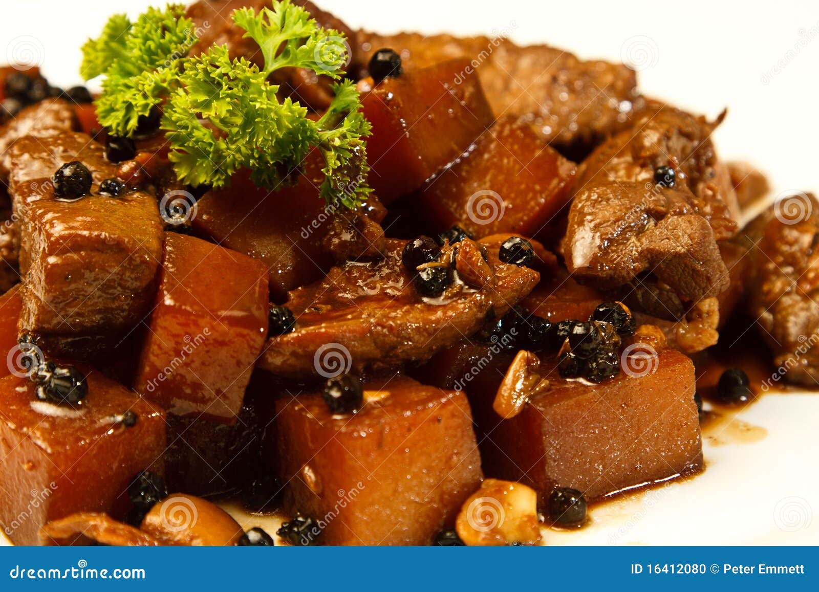 local filipino food - pork adobo