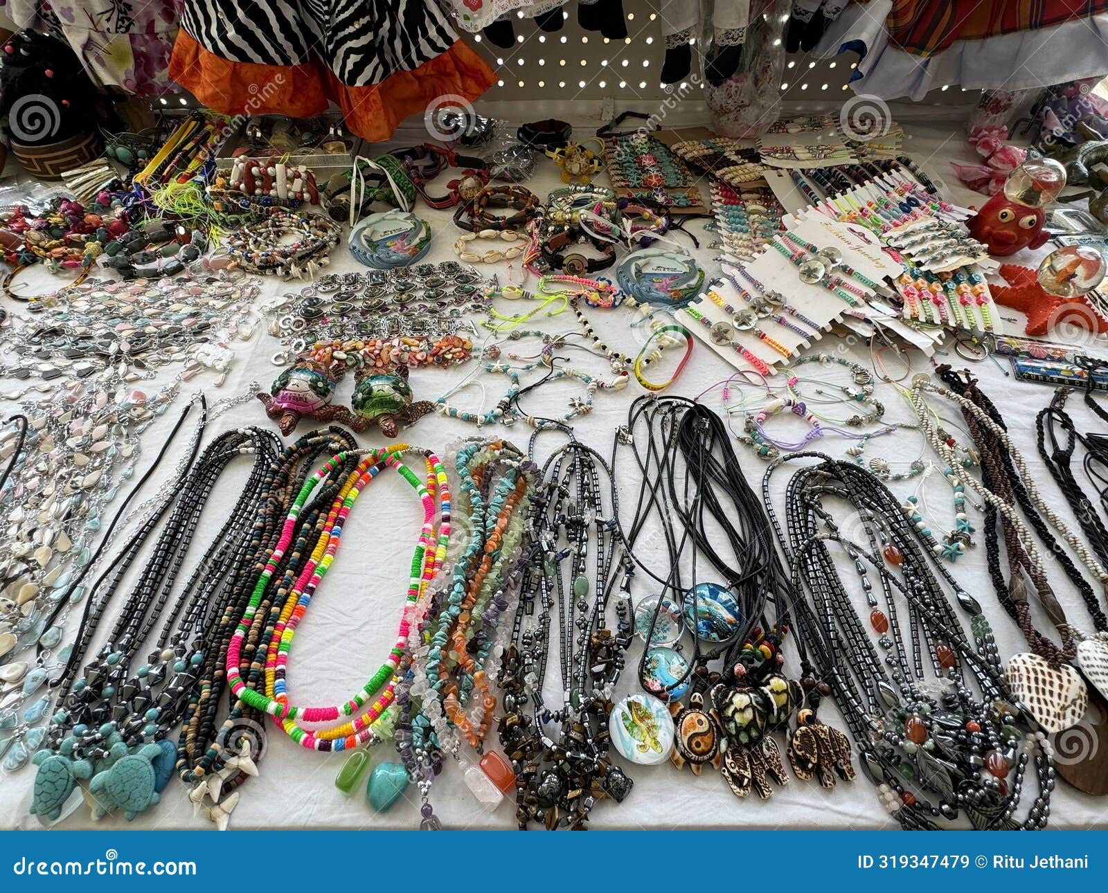 local handicrafts at the tci cultural craft market in providenciales in the turks and caicos islands