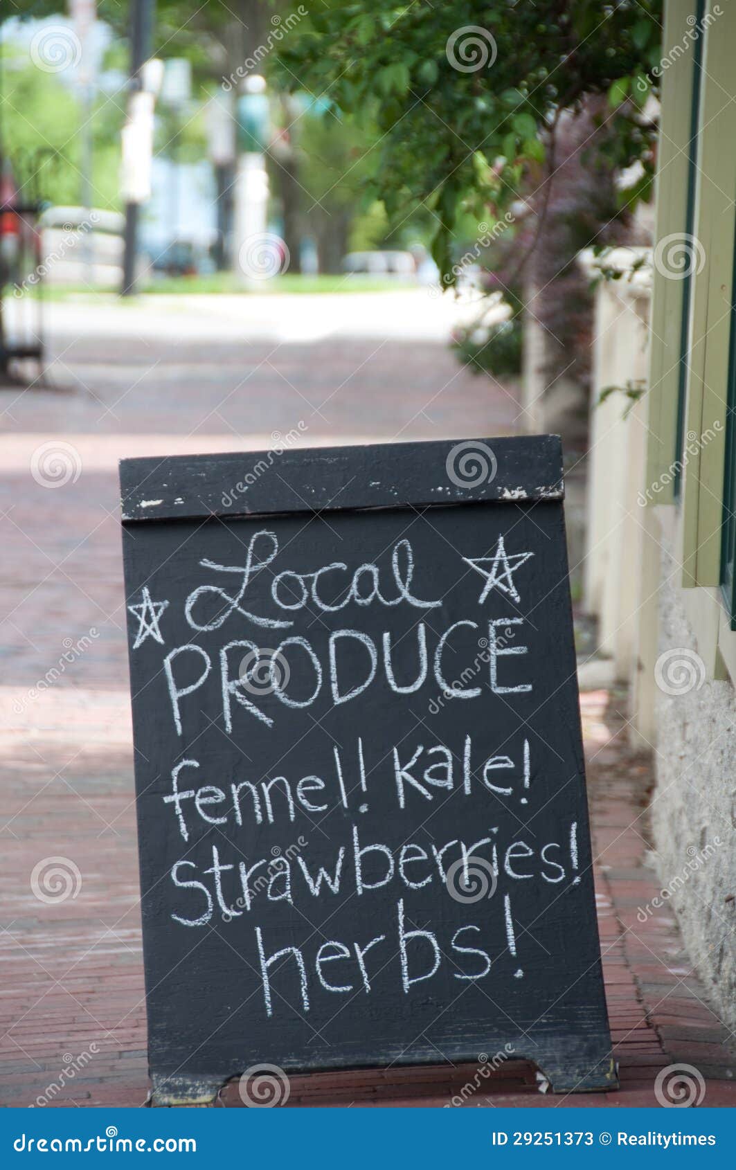 local produce: fennel, kale, strawberries & herbs