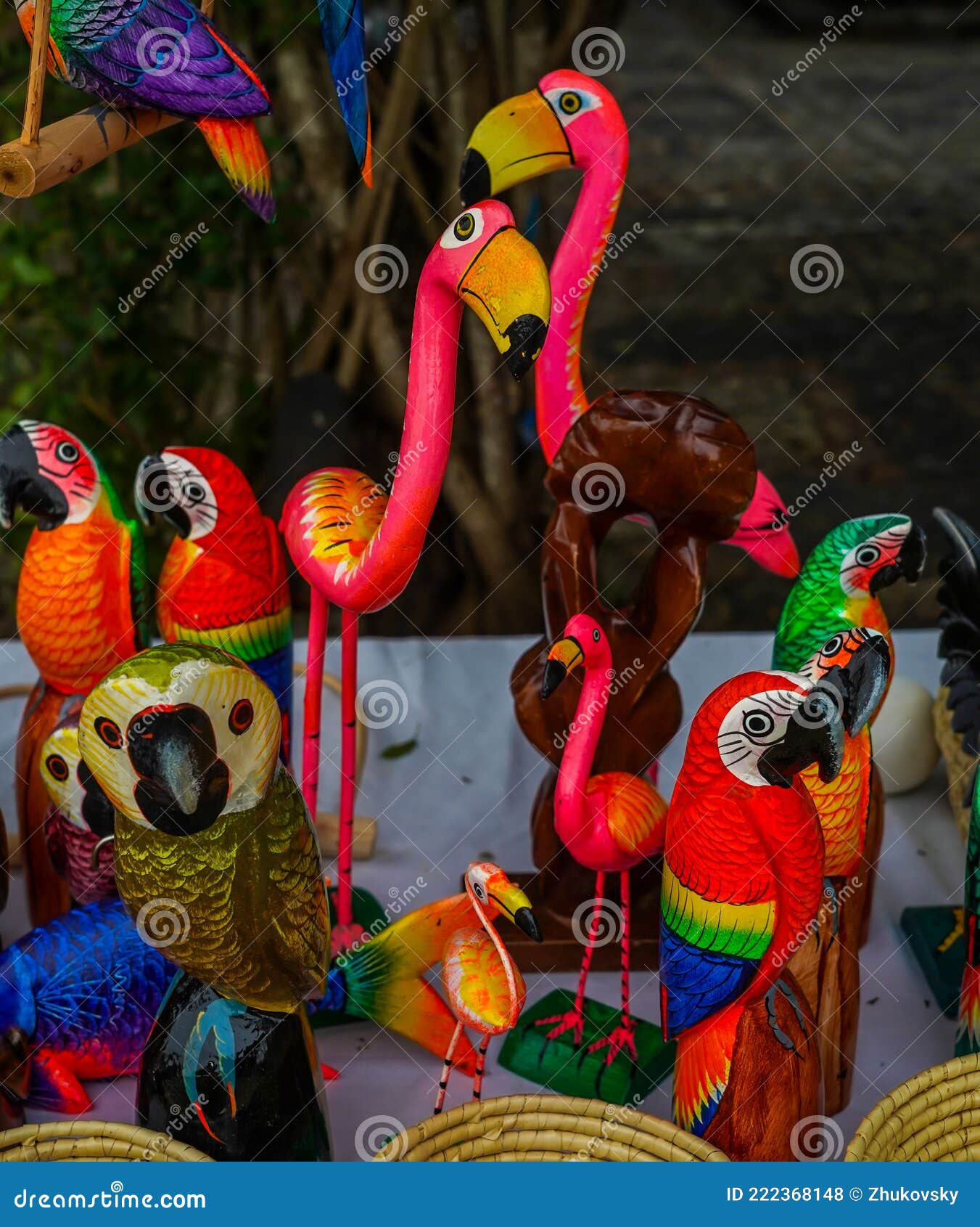 local souvenirs on display at la romana, dominican republic