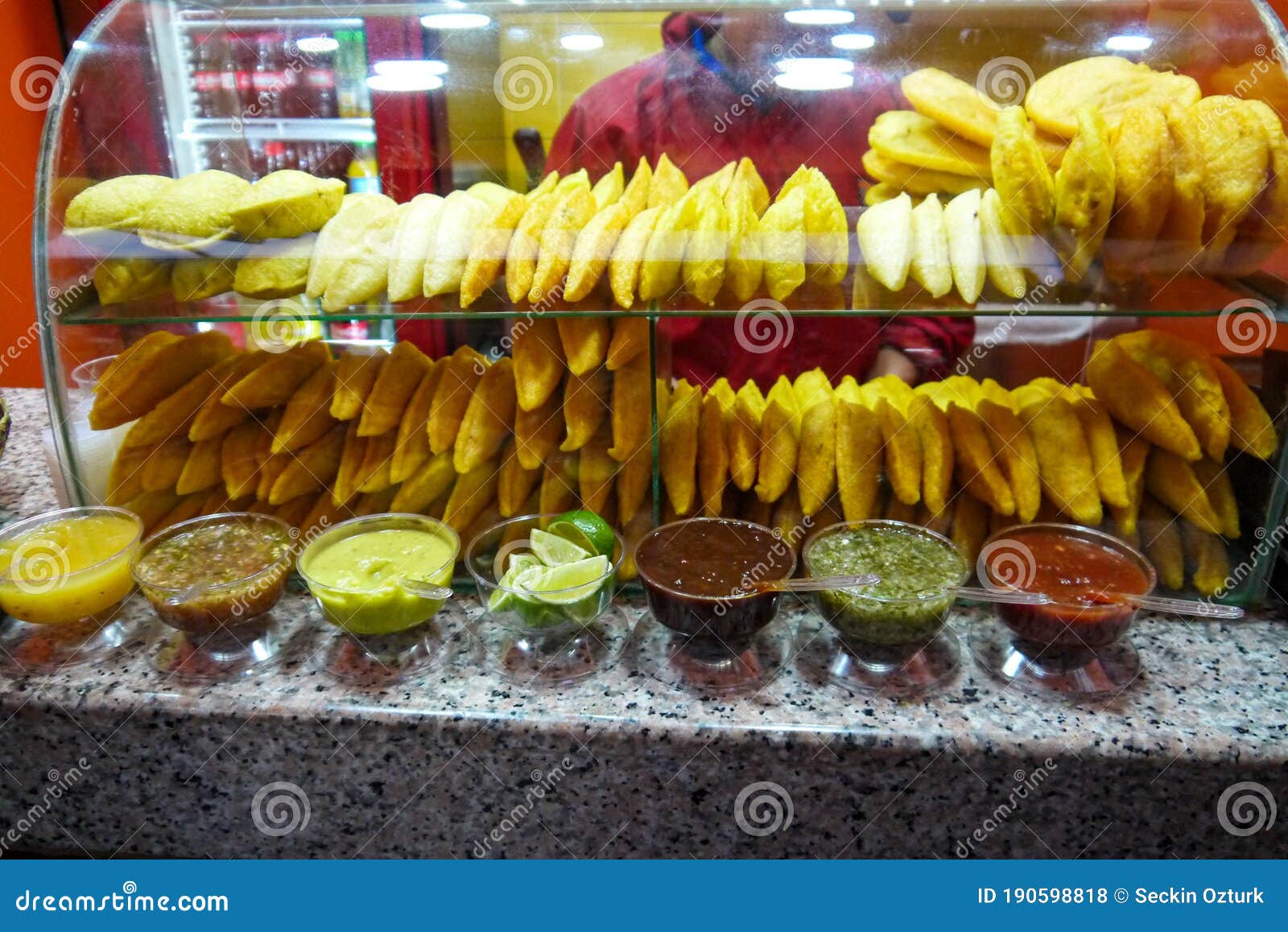 Local Street Food in Bogota, Colombia Stock Photo - Image of everyday