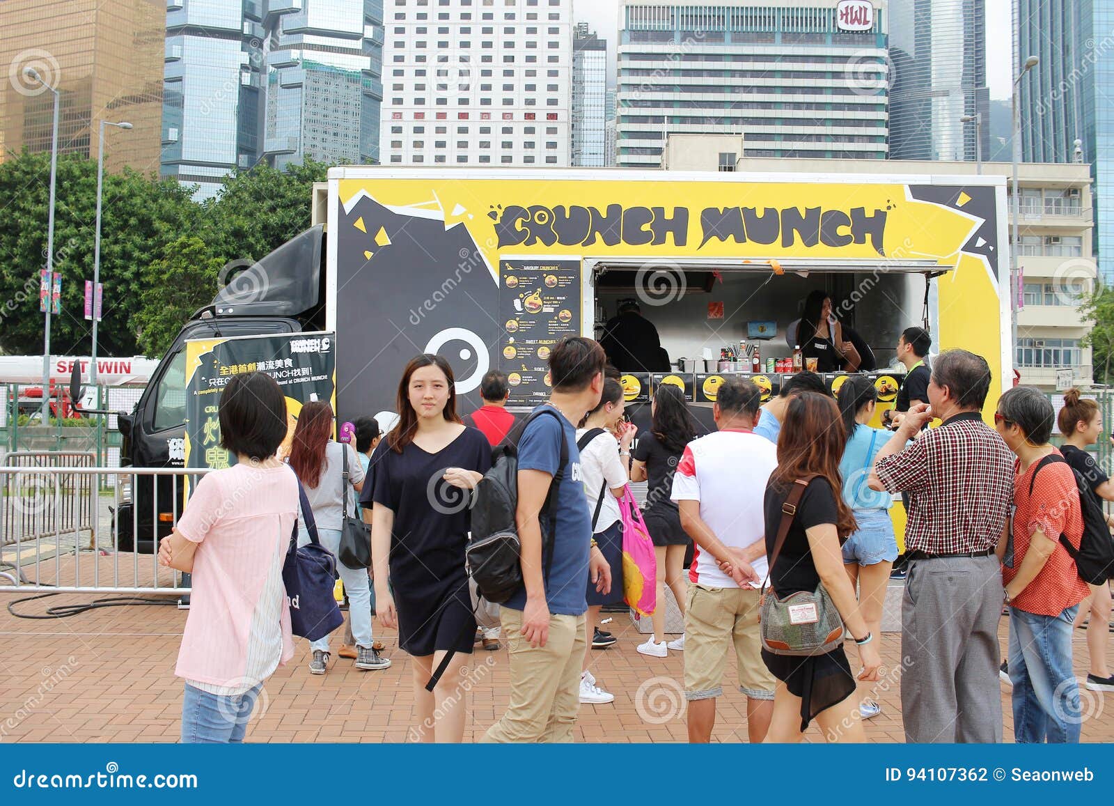 Local Street Foods Sell at Food Trucks Editorial Photography - Image of