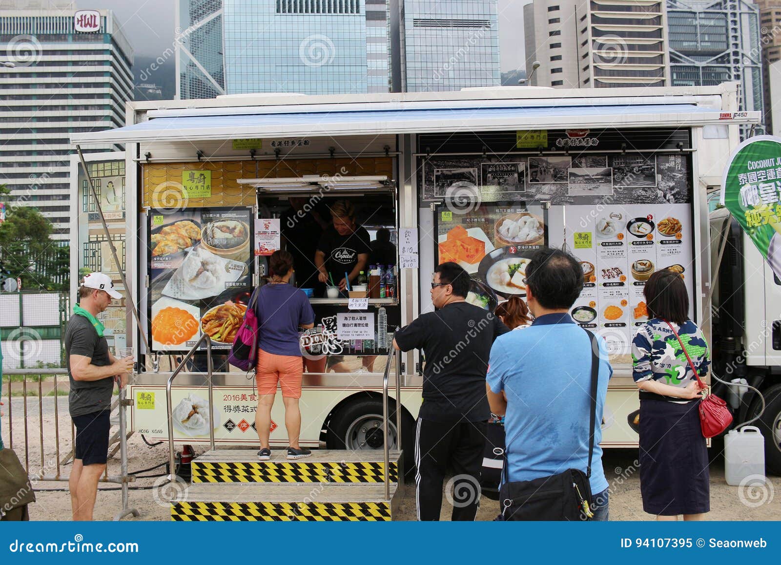 Local Street Foods Sell at Food Trucks Editorial Image - Image of young