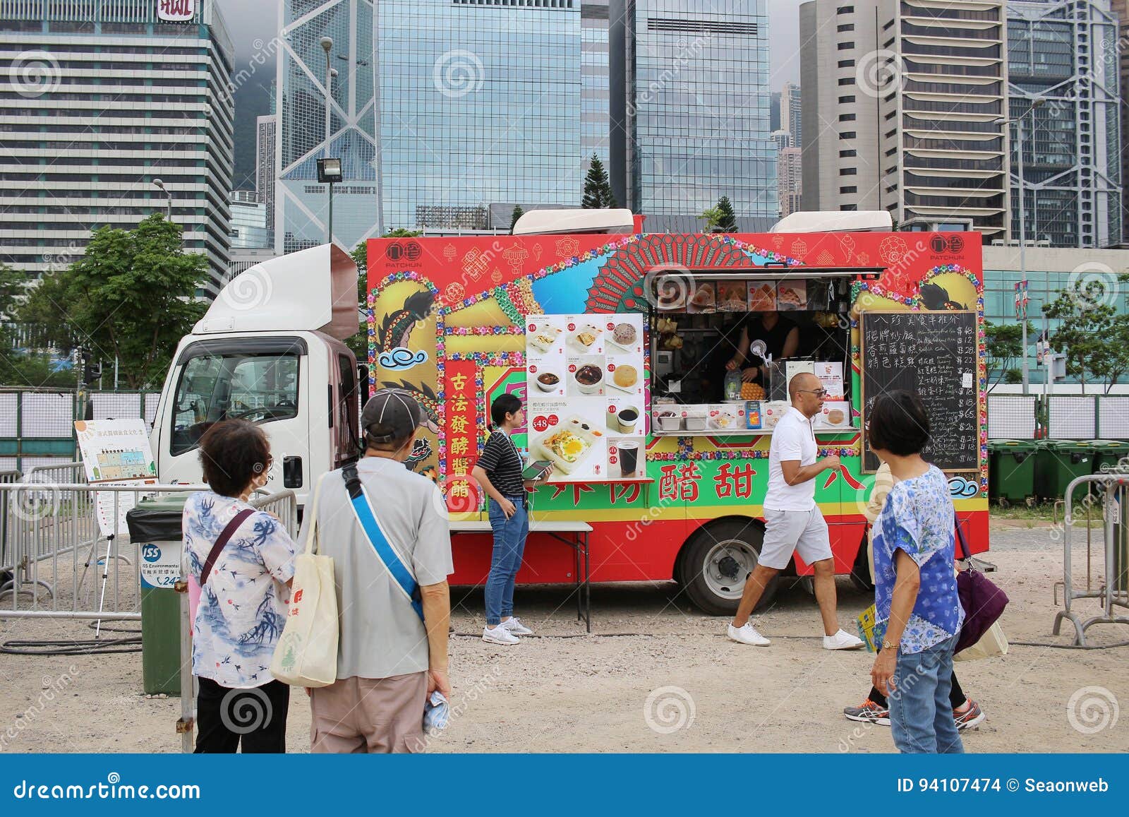Local Street Foods Sell at Food Trucks Editorial Stock Image - Image of