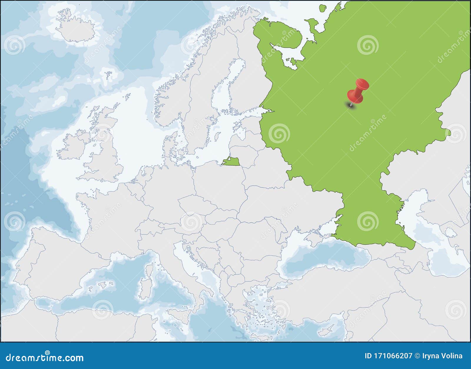 Mapa da federação russa com assuntos federais