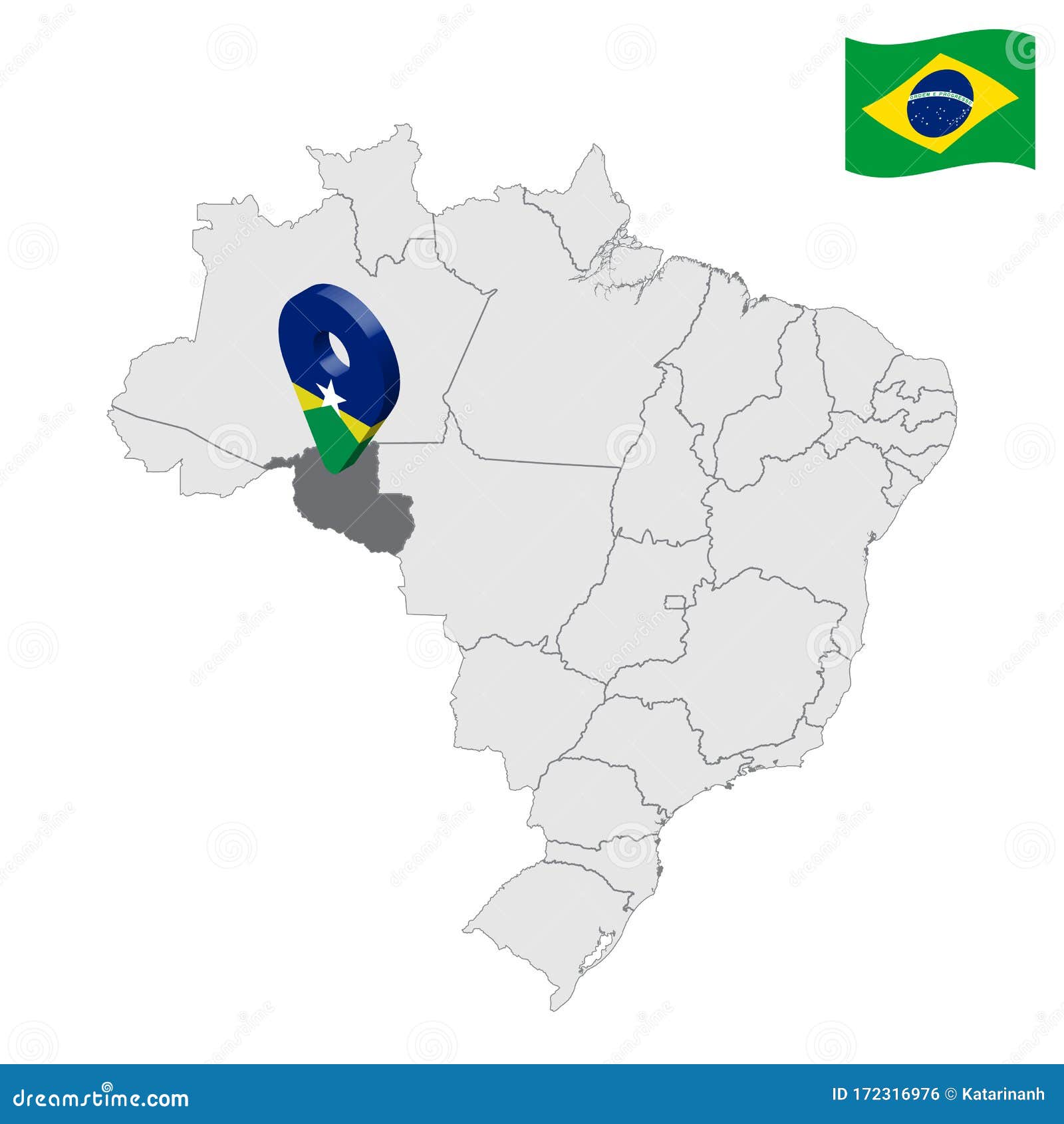 Mapas de Rondônia  Mapa, Bandeira de rondonia, Mapa brasil