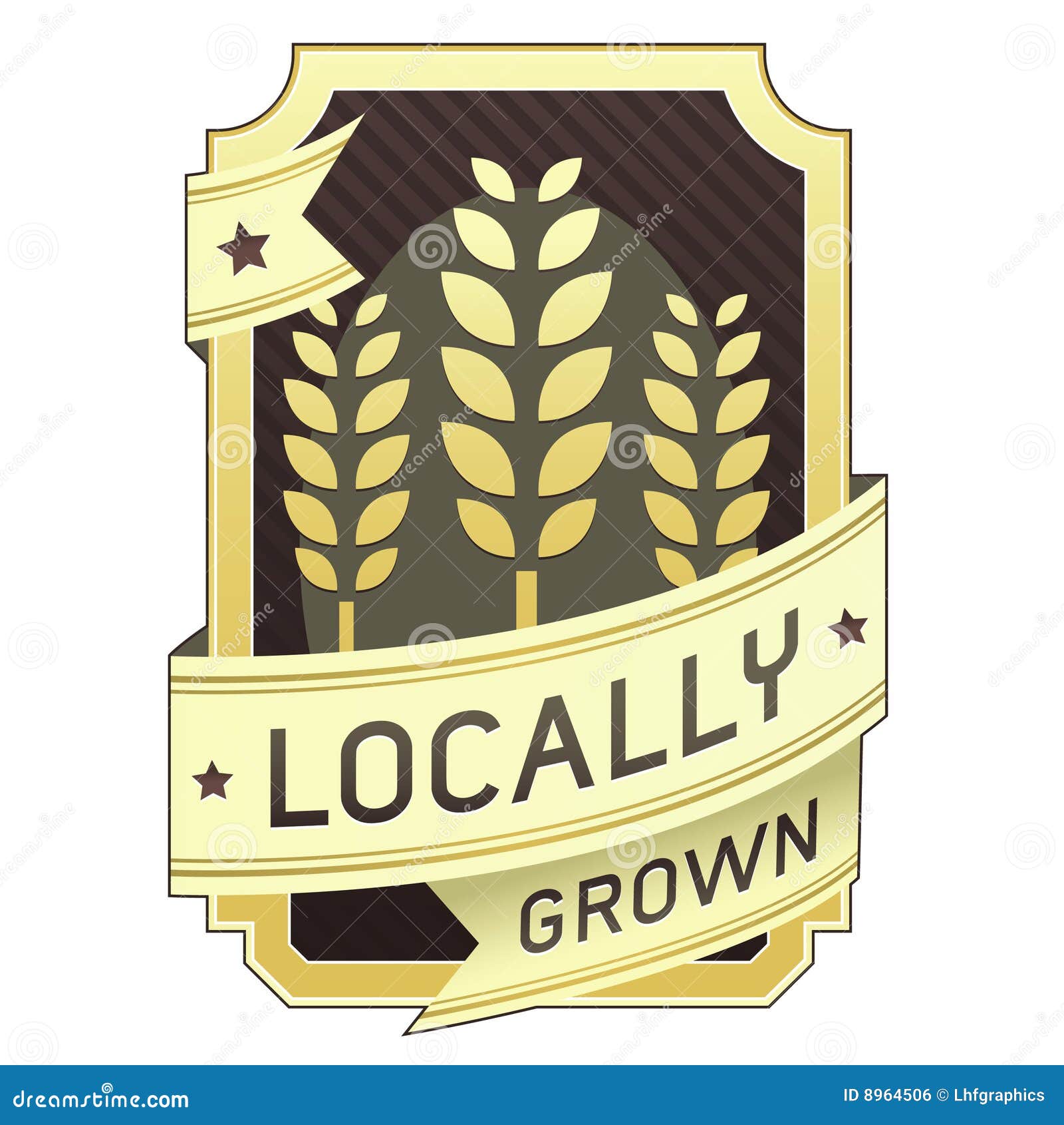 locally grown food label