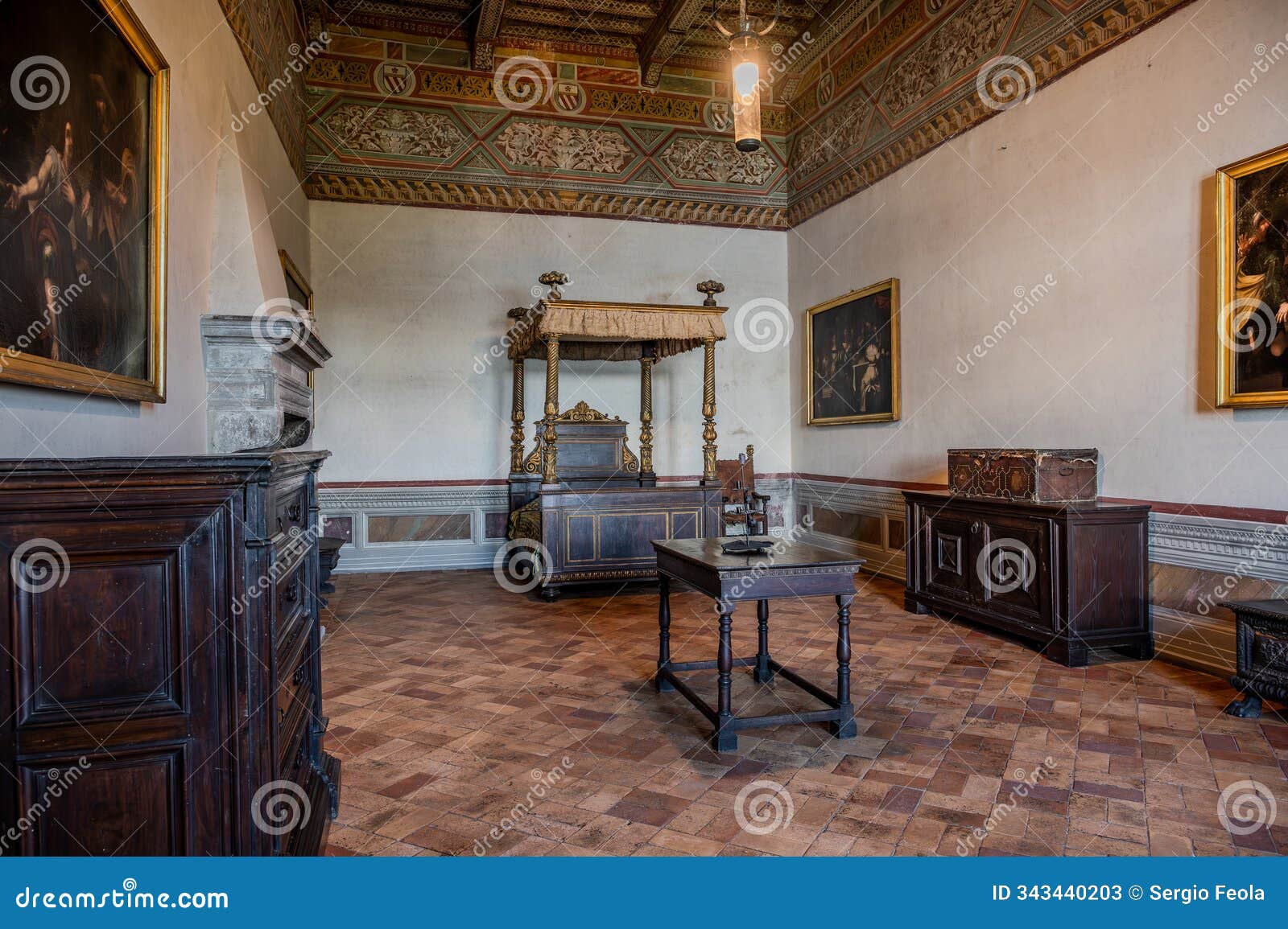 bracciano, italy. the orsini-odescalchi castle, also known as bracciano castle