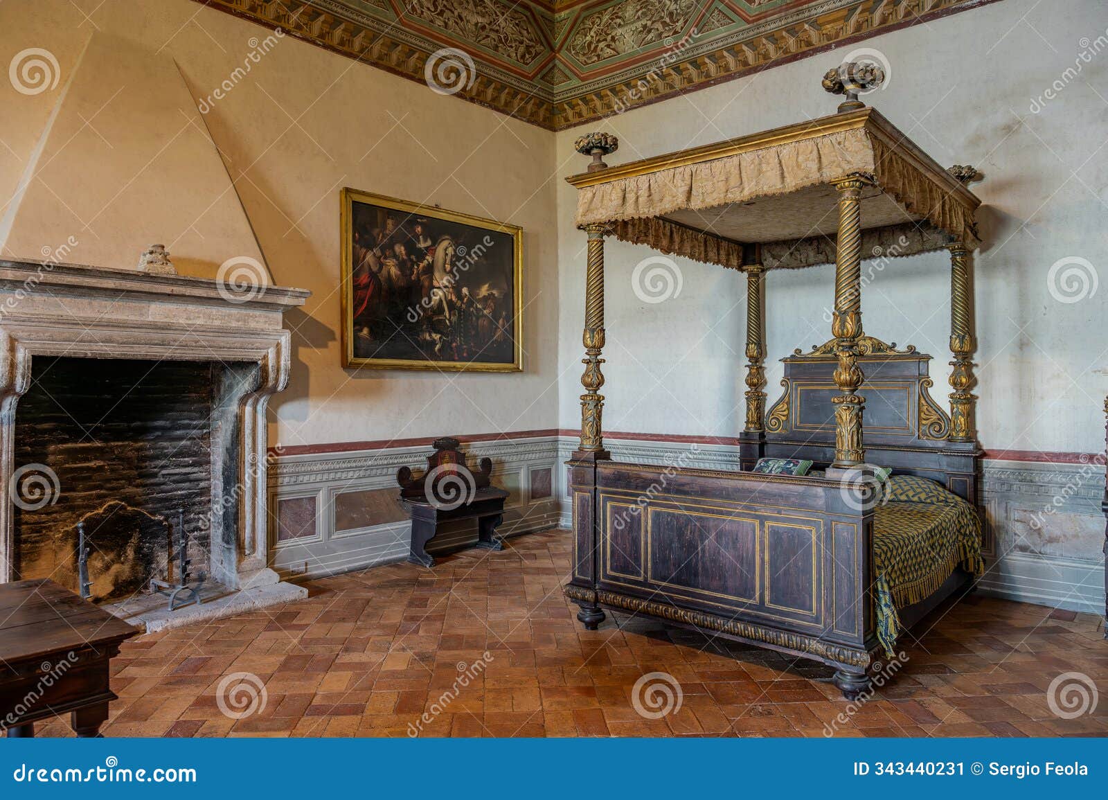 bracciano, italy. the orsini-odescalchi castle, also known as bracciano castle