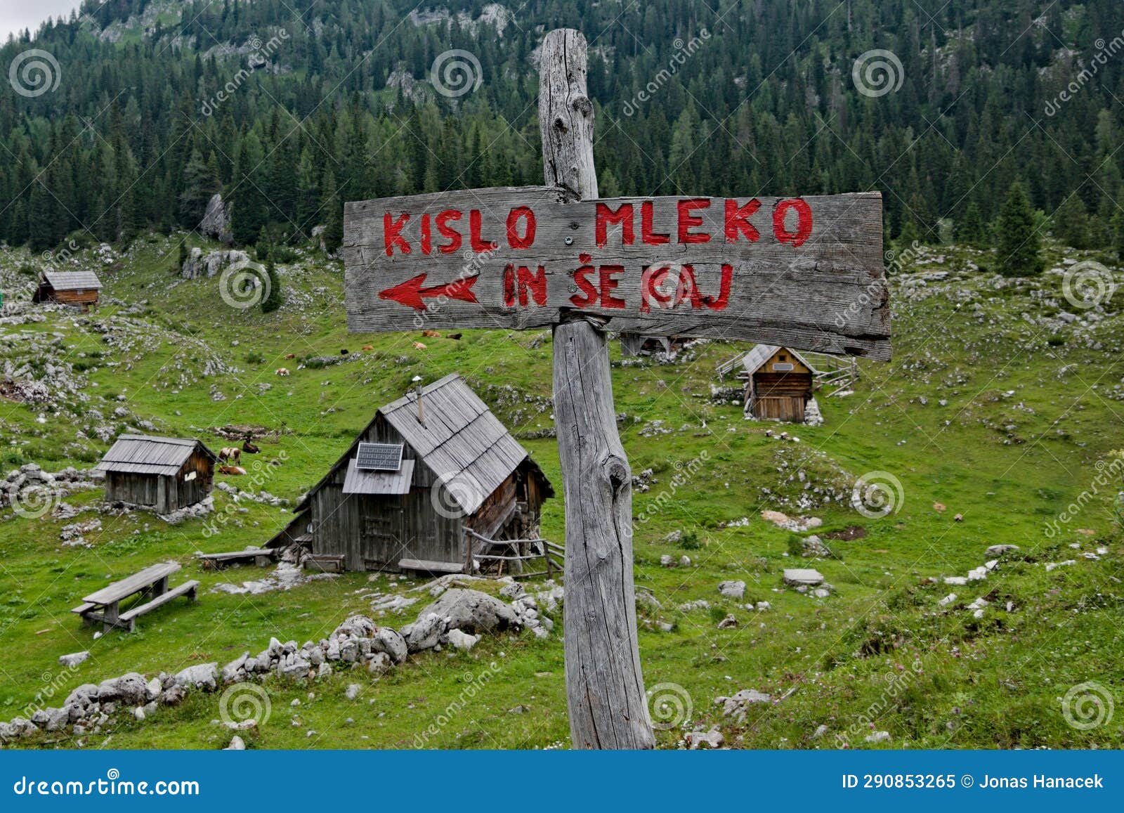 board with sign 