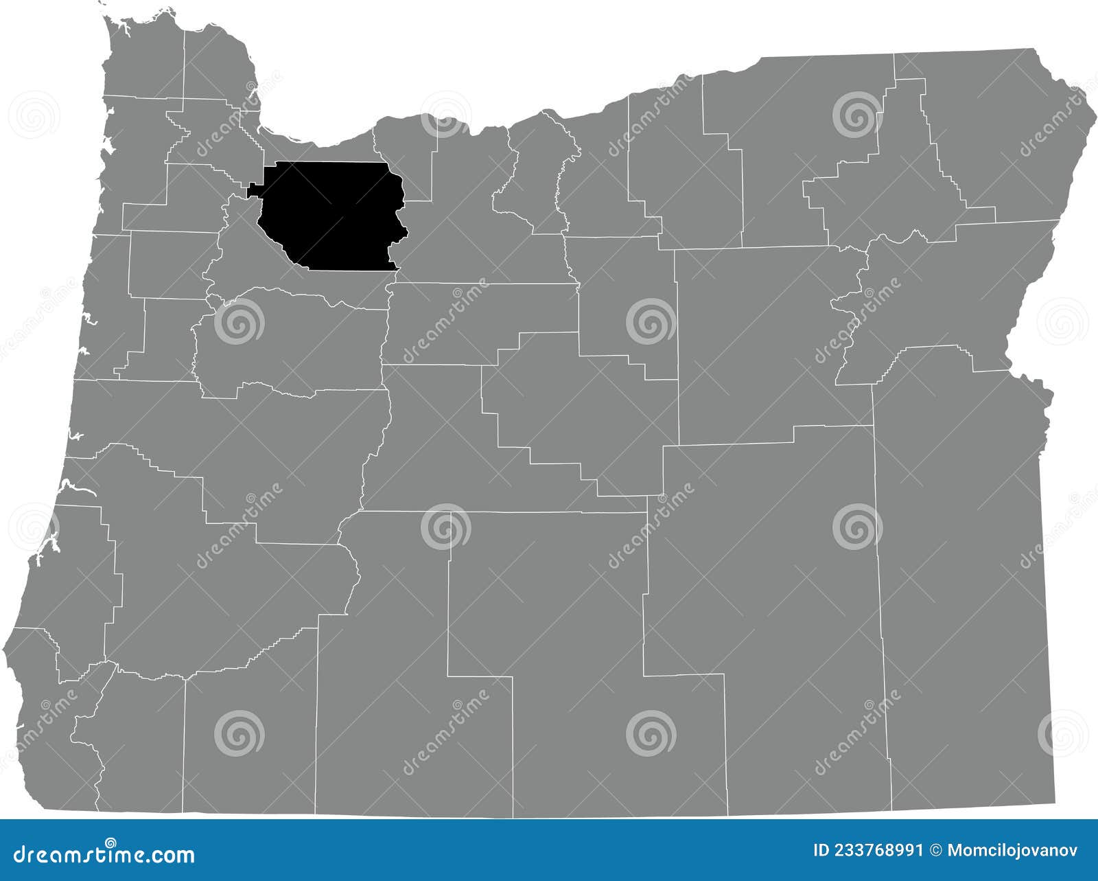 Clackamas County Oregon Map Location Map Of The Clackamas County Of Oregon, Usa Stock Vector -  Illustration Of County, Insignia: 233768991