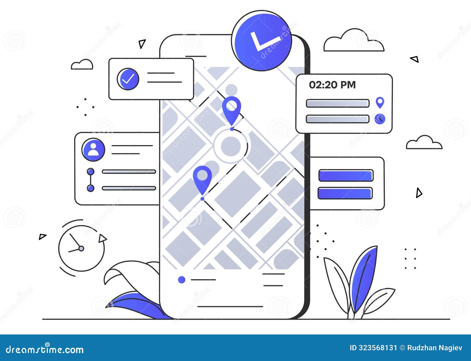 location map at phone 