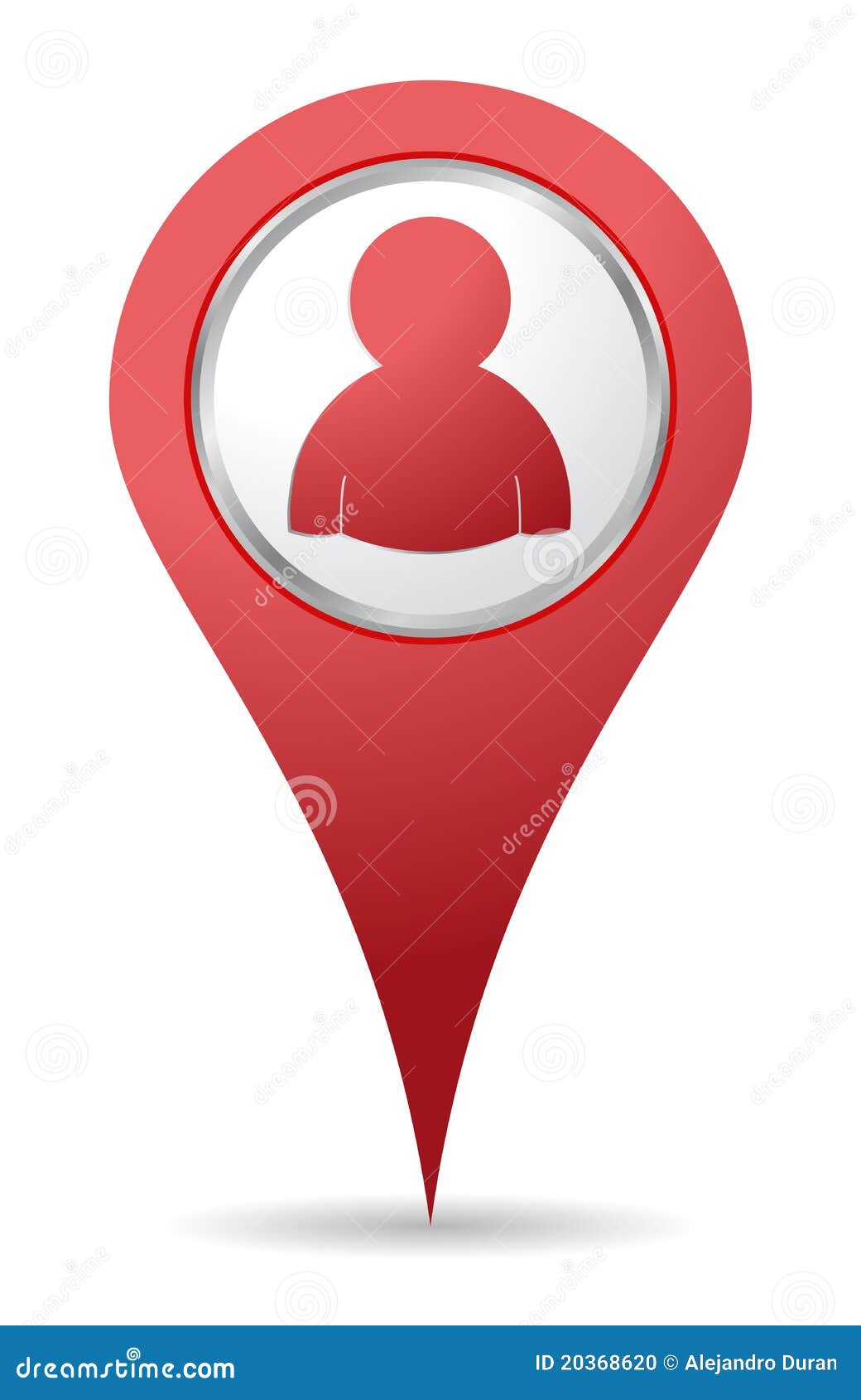 Location people icon stock vector. Illustration of mystery 20368620
