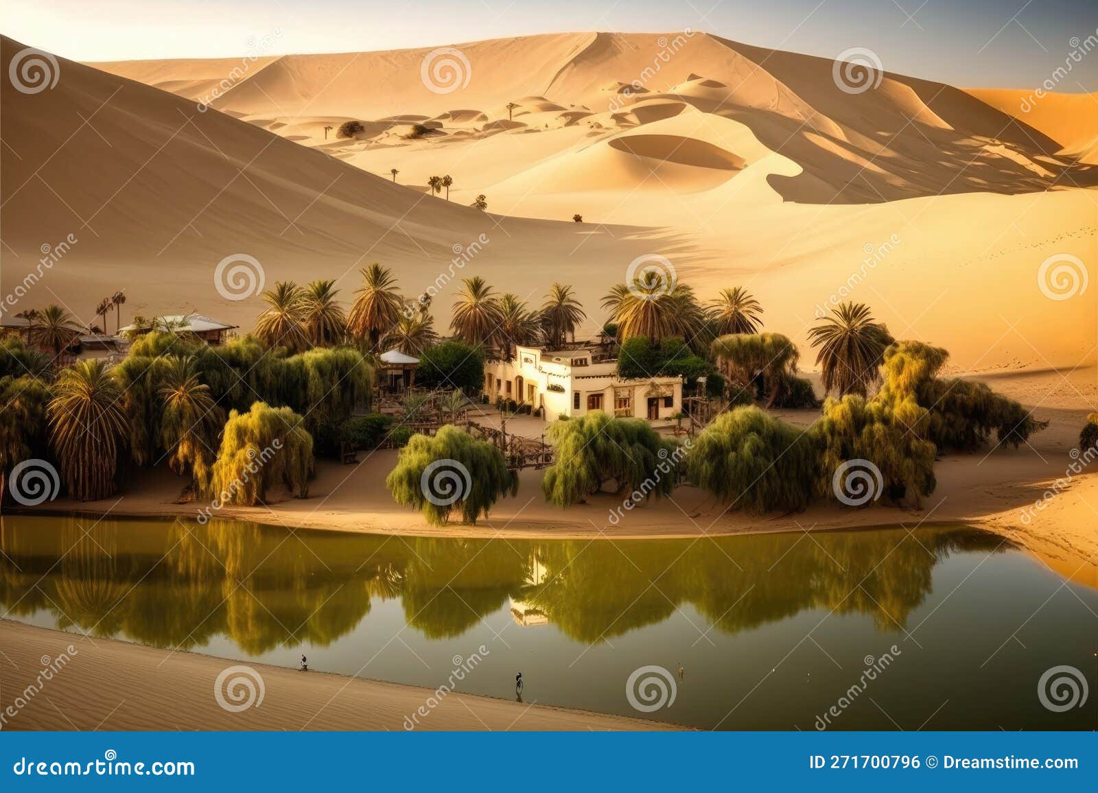 location in perus atacama desert, in the huacachina oasis