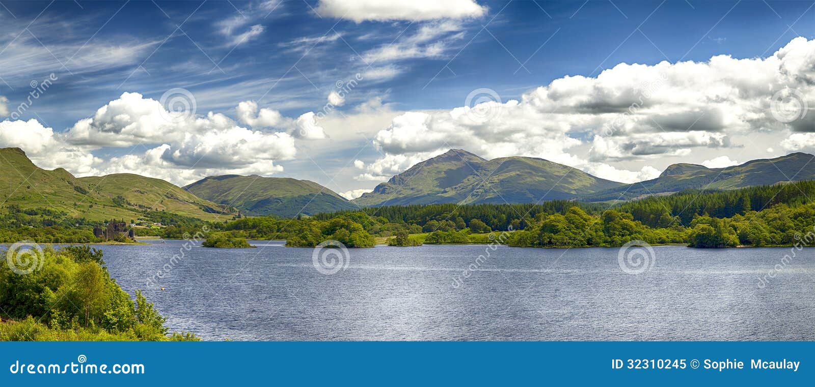 Loch Awe Scotland stock image. Image of kilchurn, highlands - 32310245