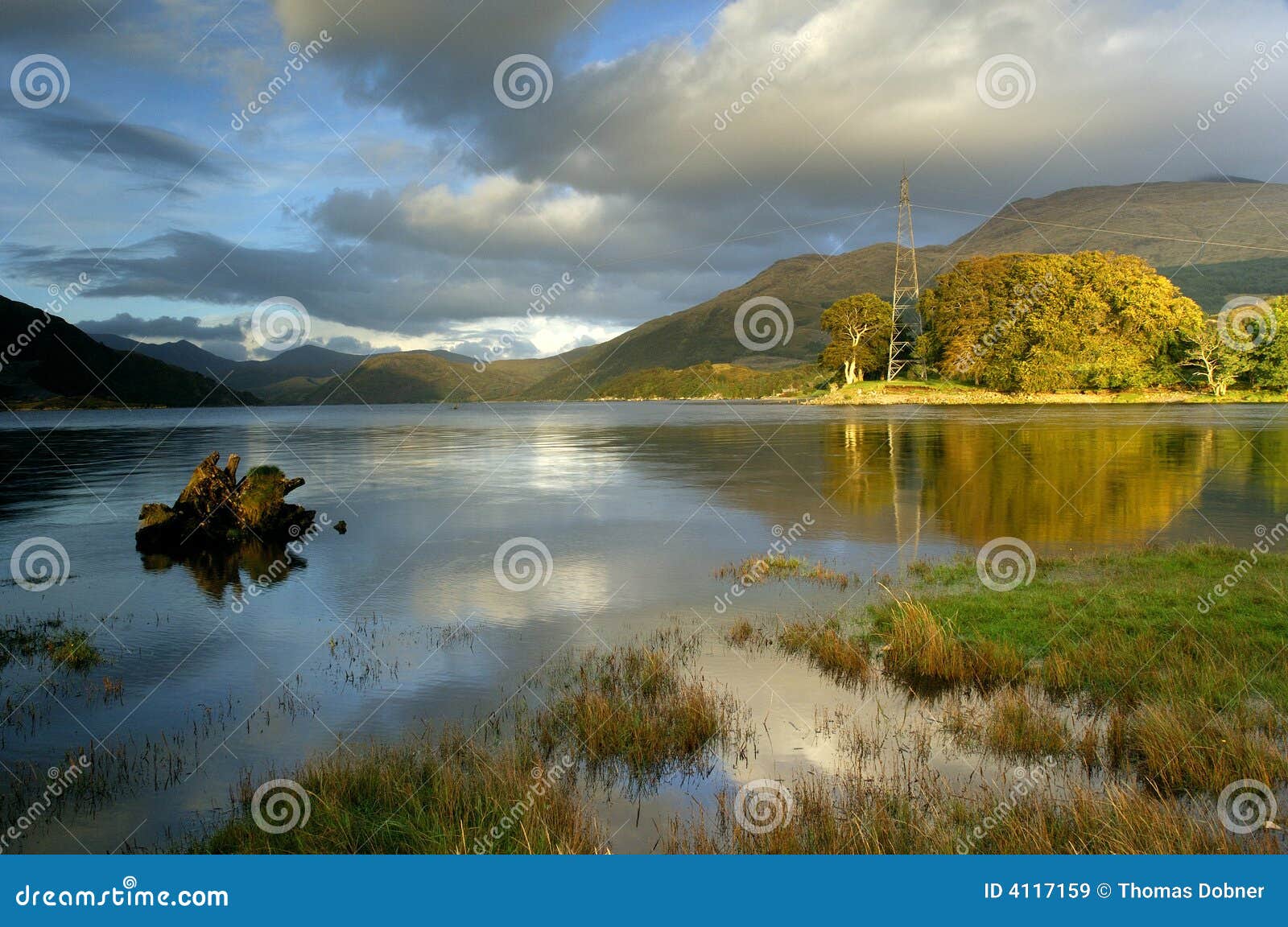 Loch Etive stock image. Image of scottish, landscape, tranquil - 4117159