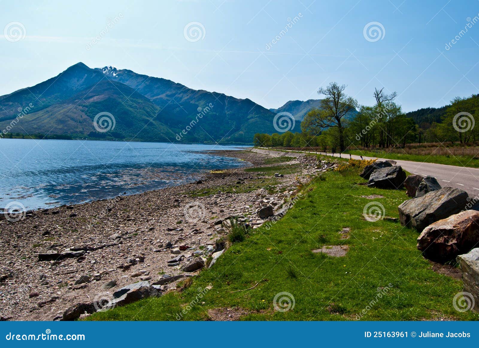 Loch Leven stock image. Image of scenery, landscape, scotland - 25163961