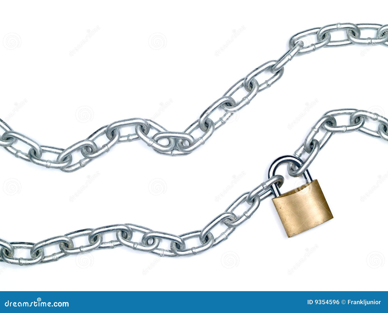 Lock and Chains stock photo. Image of grunge, denied, metal 9354596