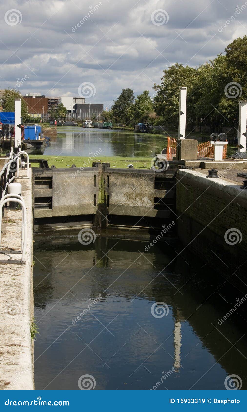 lock on river lea, east london