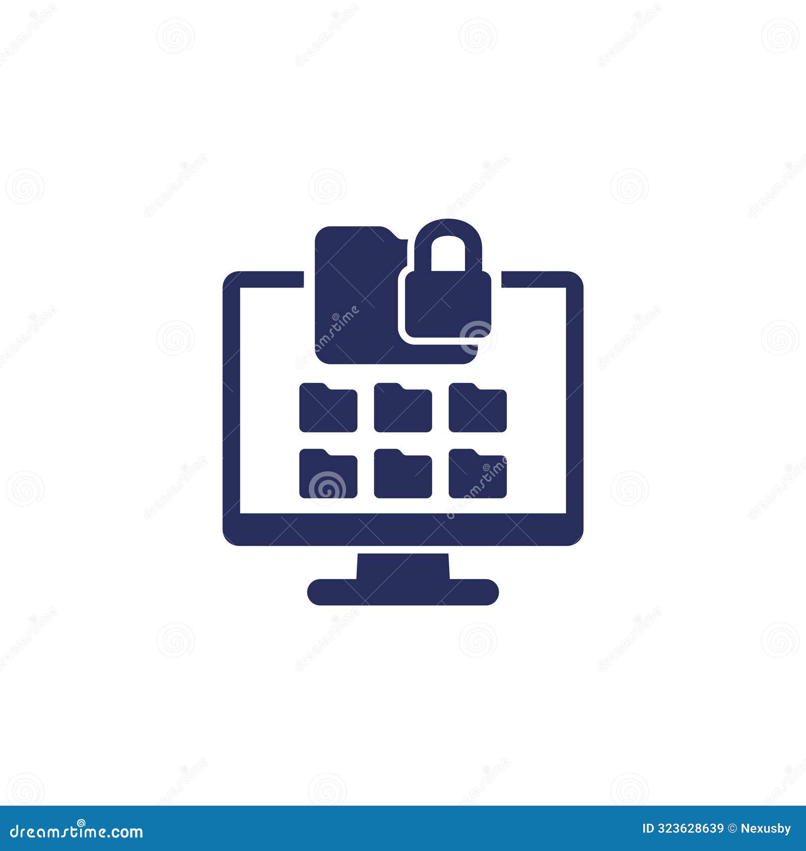 Locked Folder Icon With A Computer Cartoon Vector CartoonDealer locked-folder-icon-with-a-computer-cartoon-vector-cartoondealer