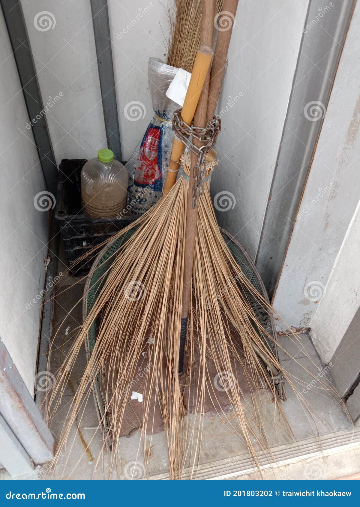 Locked before lost stock photo. Image of broom, lost 201803202