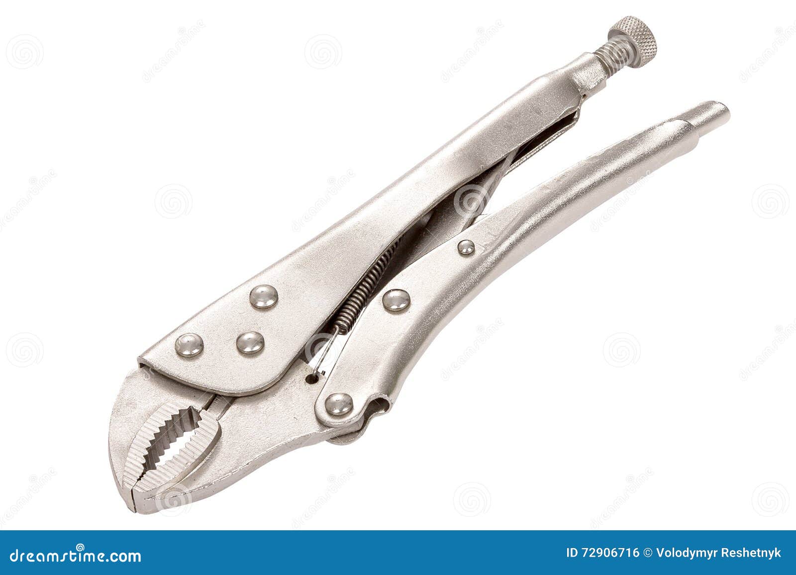 Locking pliers clean stock photo. Image of technology 72906716