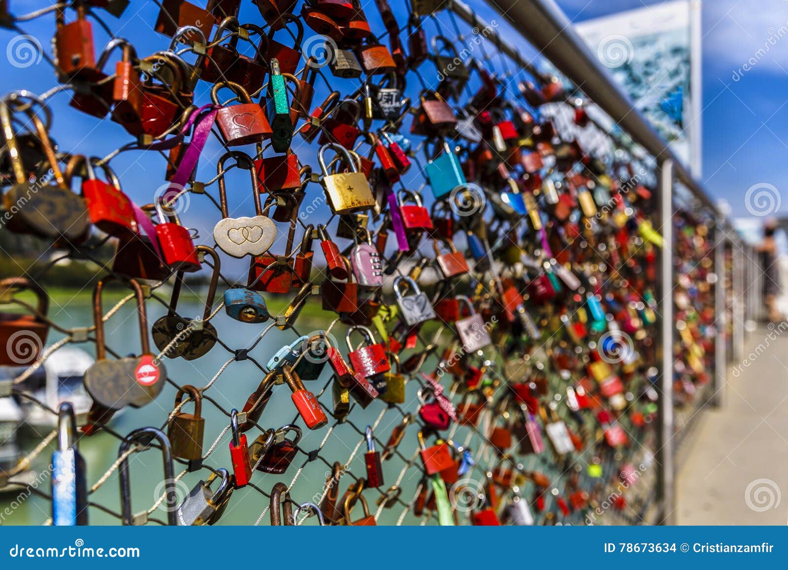 Locks on a Bridge in Salzburg Stock Photo Image of agreement, culture 78673634