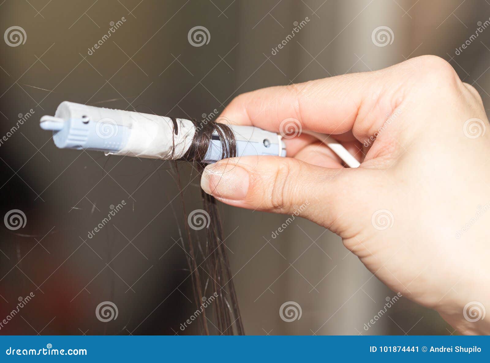 Locks of Hair in a Beauty Salon Stock Image Image of closeup, gold