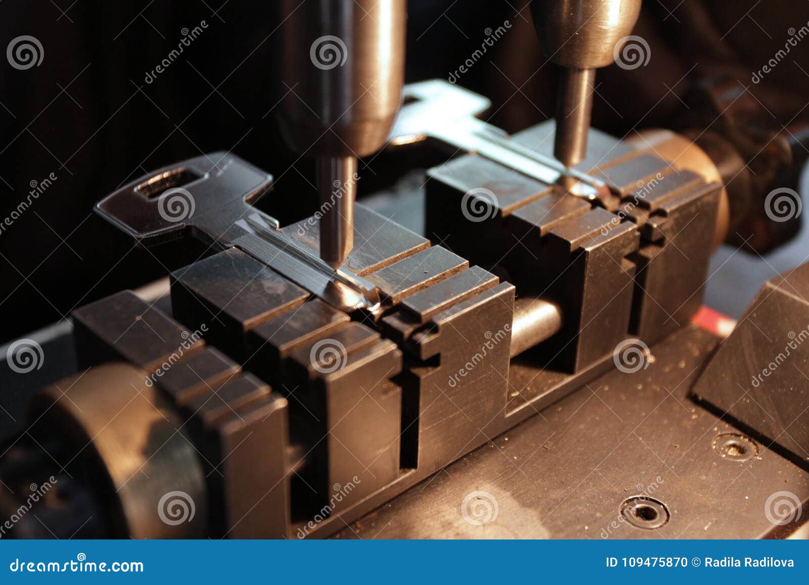 Locksmith in Workshop Makes New Key. Professional Making Key in Locksmith.  Person Who Makes and Repairs Keys and Locks. Key Maker. Stock Photo - Image  of hardware, keys: 109475870