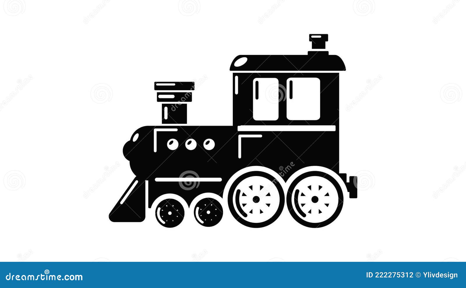 Locomotive icon animation stock footage. Video of ride - 222275312