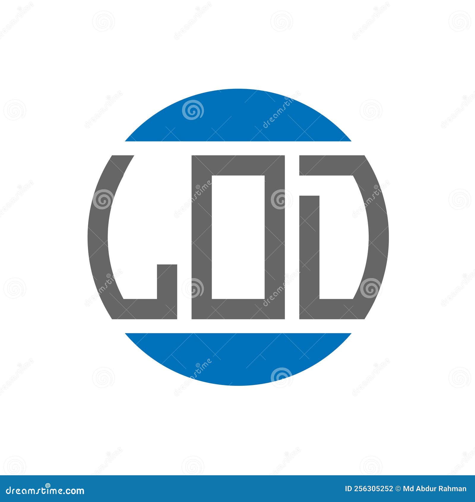 LOD Letter Logo Design On White Background. LOD Creative Initials ...