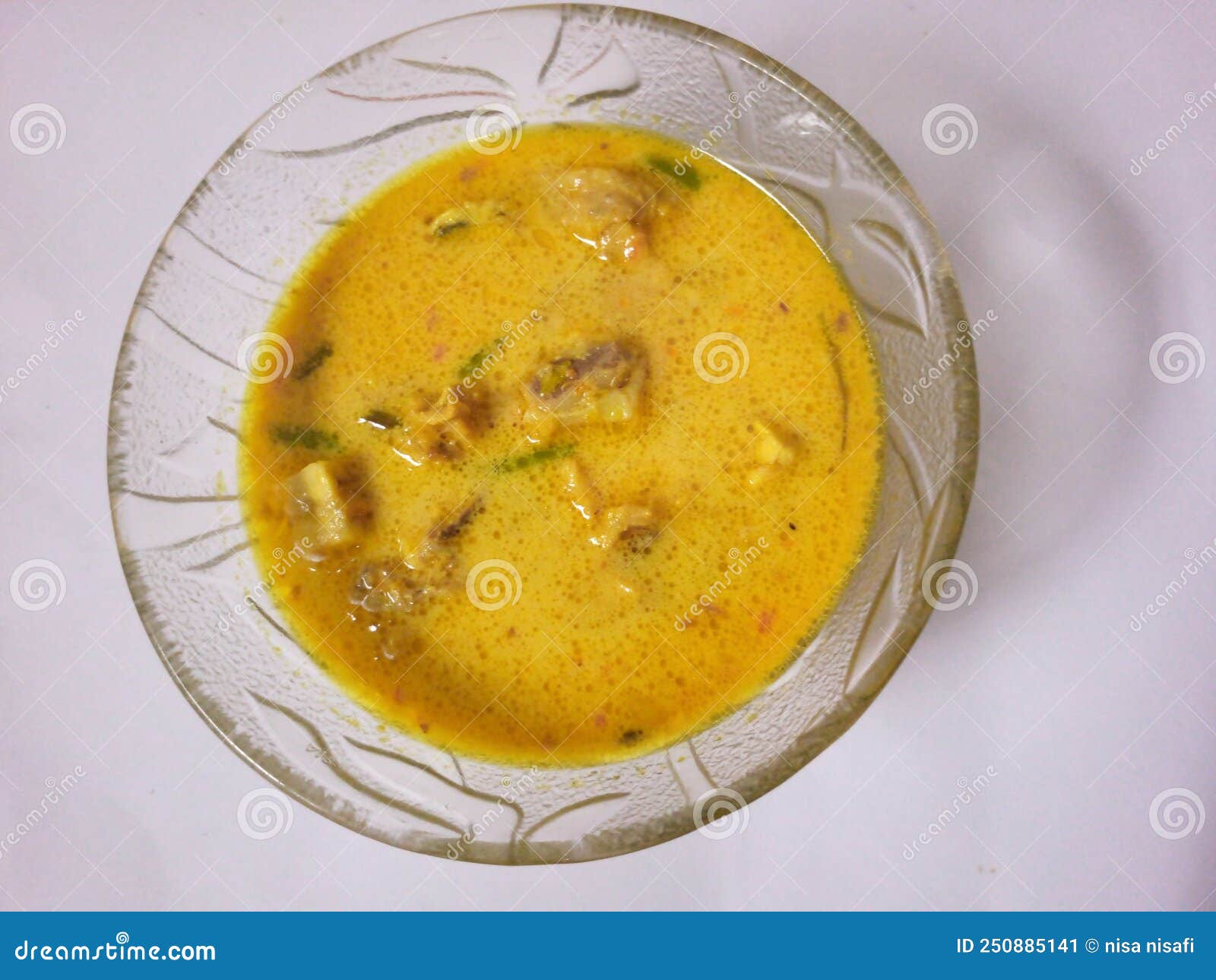 Lodeh Chicken and Tempeh Grav Stock Image Image of drink, delicious