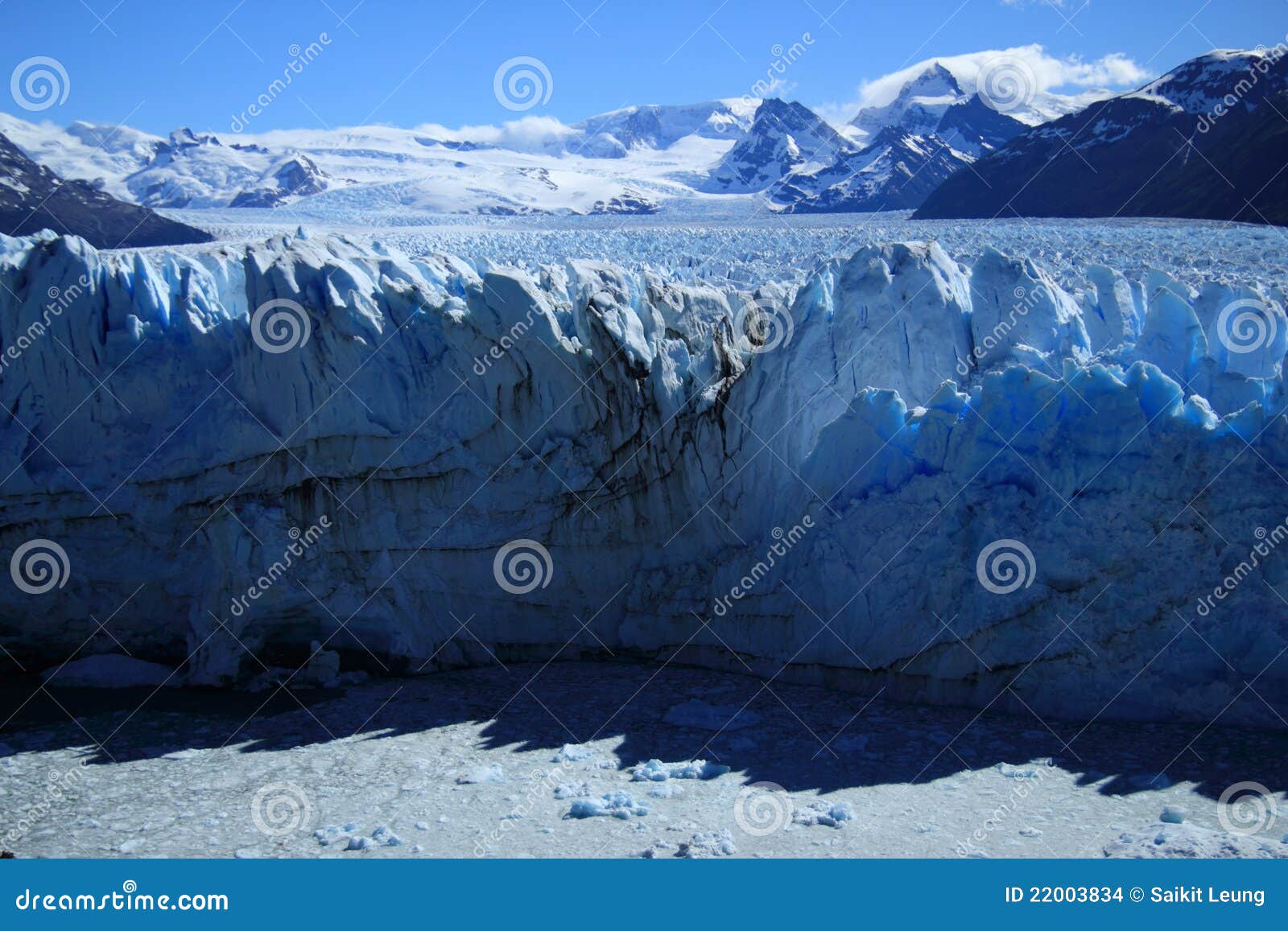 Lodowa Moreno puerito. Argentina lodowa Moreno patagonia perito