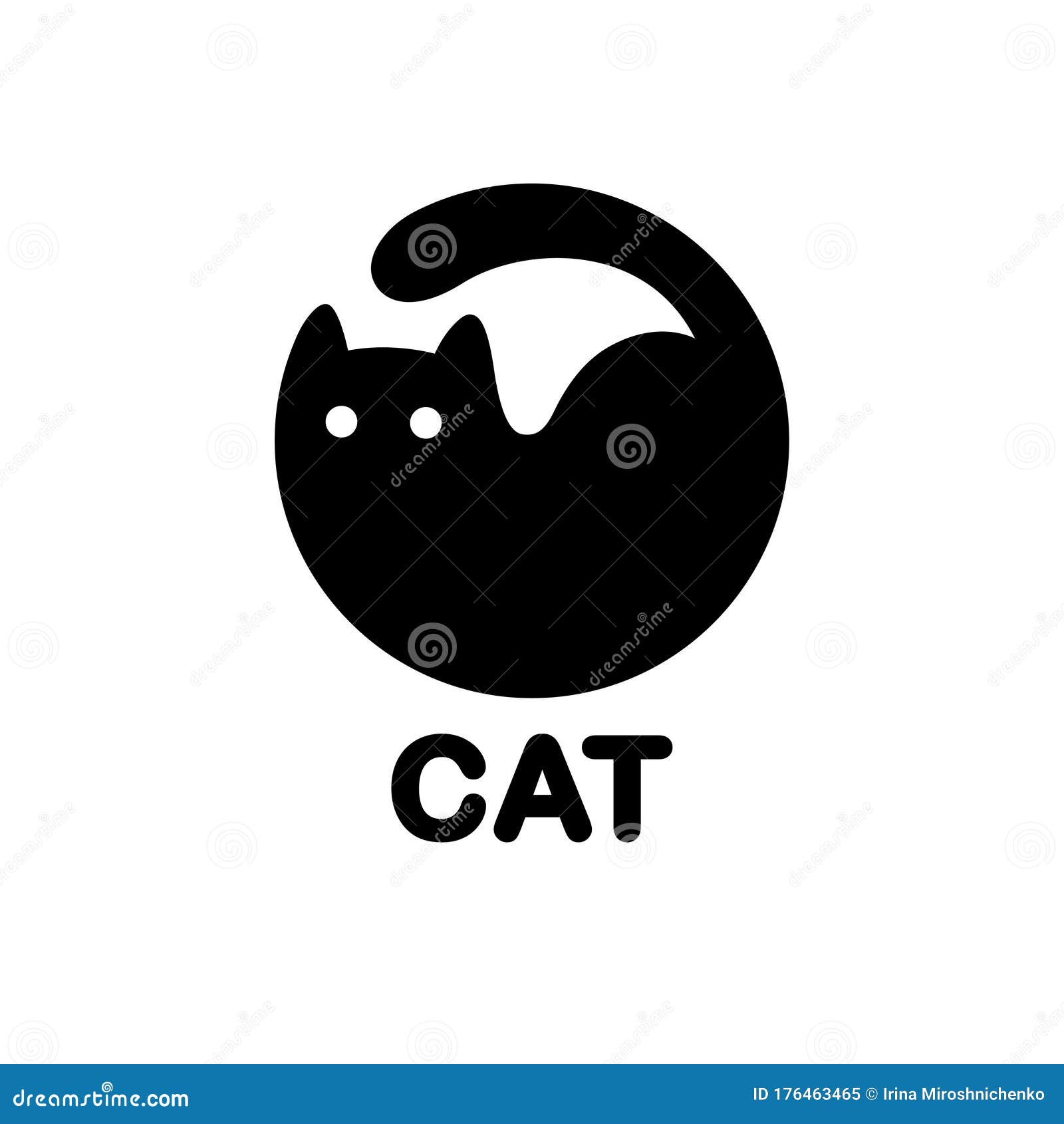 gato cabeça gatinho símbolo - jogos gato logotipo elegante