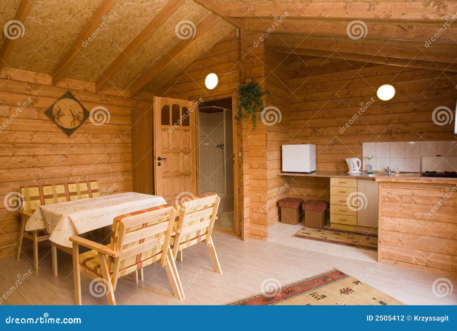 Log Cabin Interior Stock Photo Image Of Chalet Home 2505412