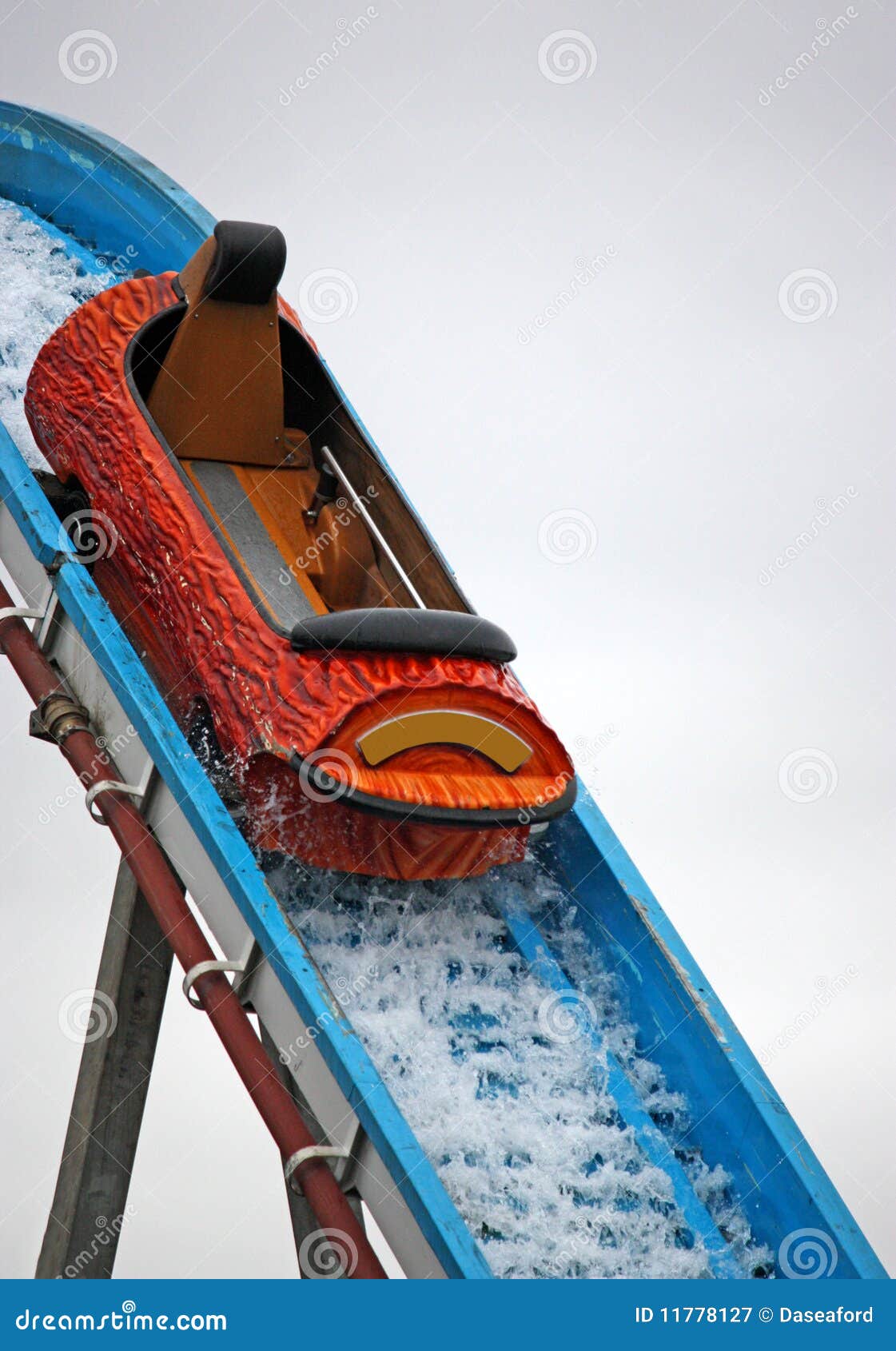 Log Flume. Royalty Free Stock Photography - Image: 11778127