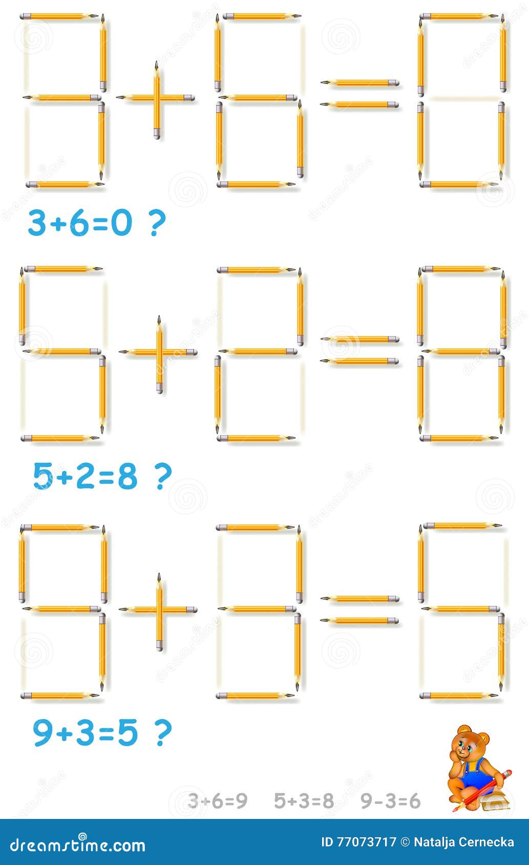 Matchstick Brain Teaser: 8/3+6=0 Fix The Equation By Moving 1