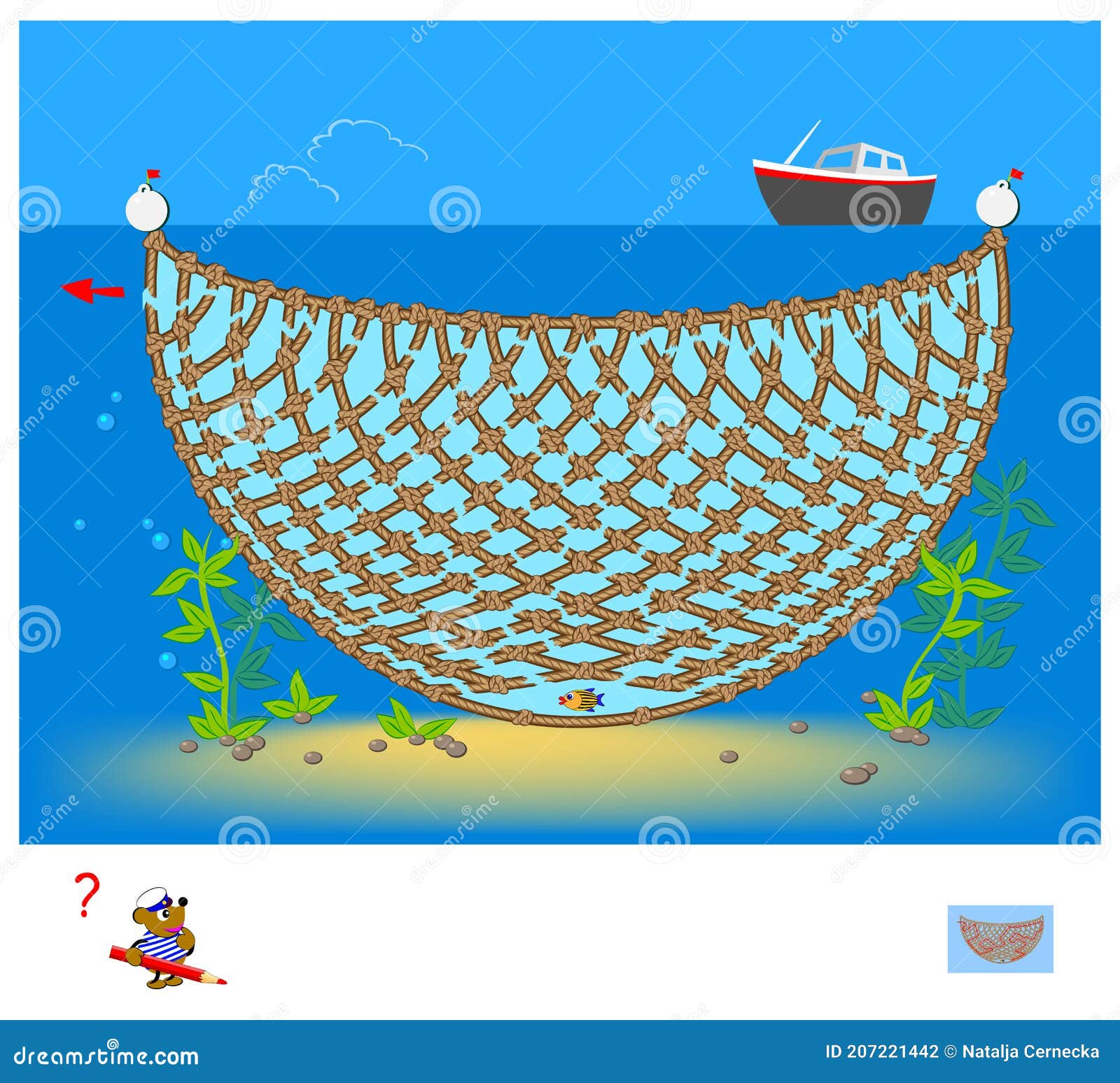 Cartoon Fish Nets Stock Illustrations – 115 Cartoon Fish Nets Stock  Illustrations, Vectors & Clipart - Dreamstime