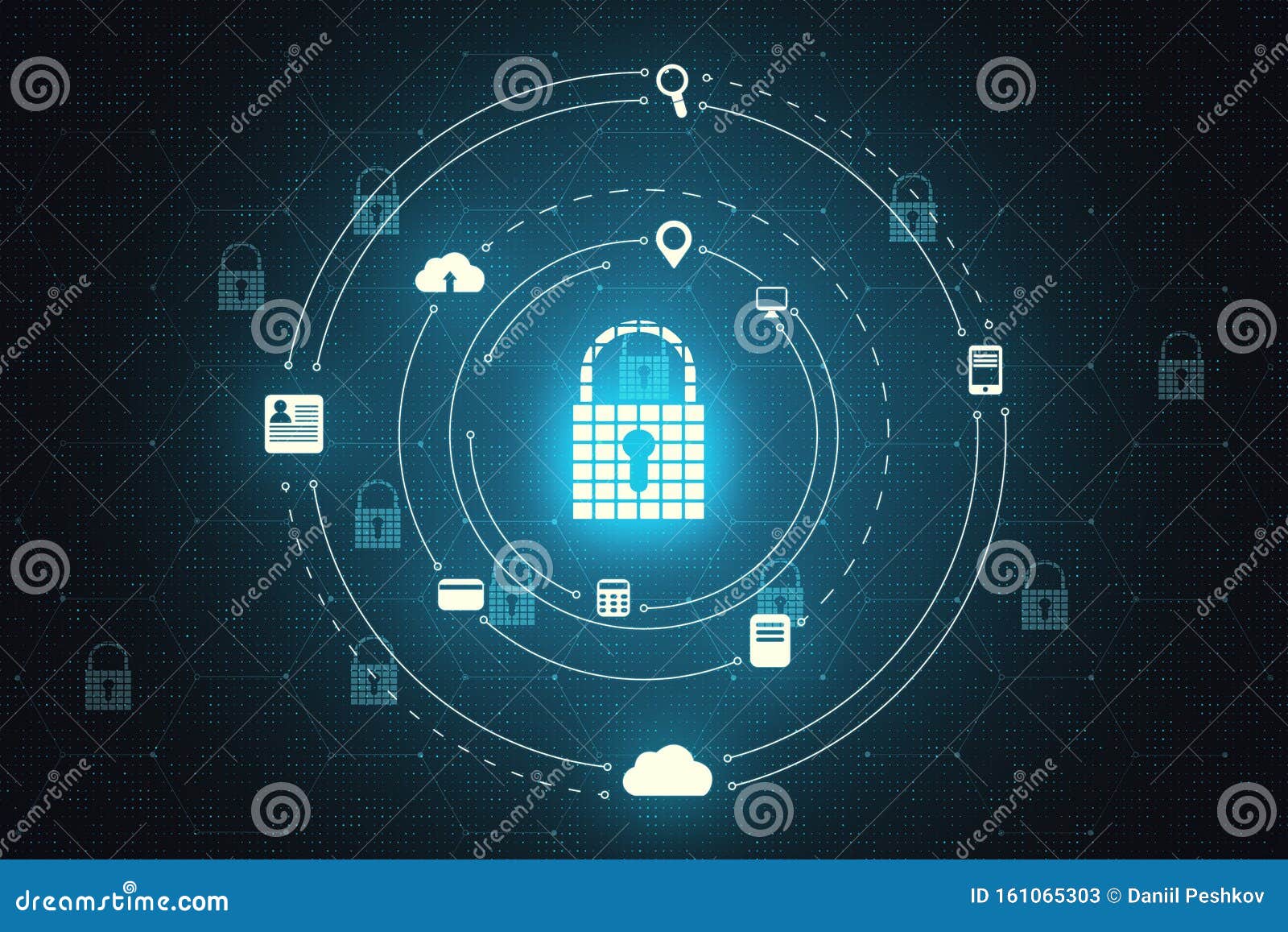 Login and Protection Padlock Backdrop Stock Image Image of blurry